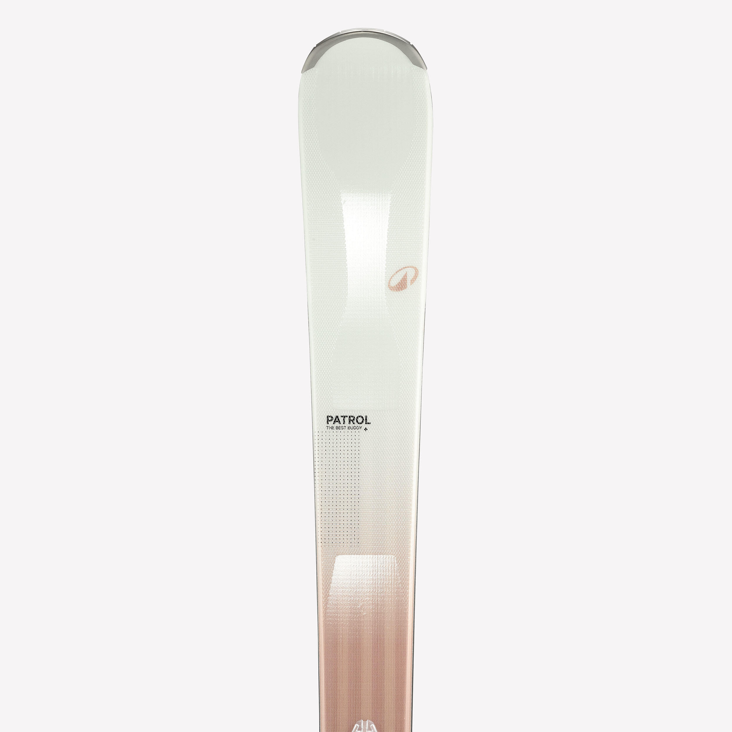 Skis tout-terrain avec fixations femme, Patrol 80 beige et bois 8/10