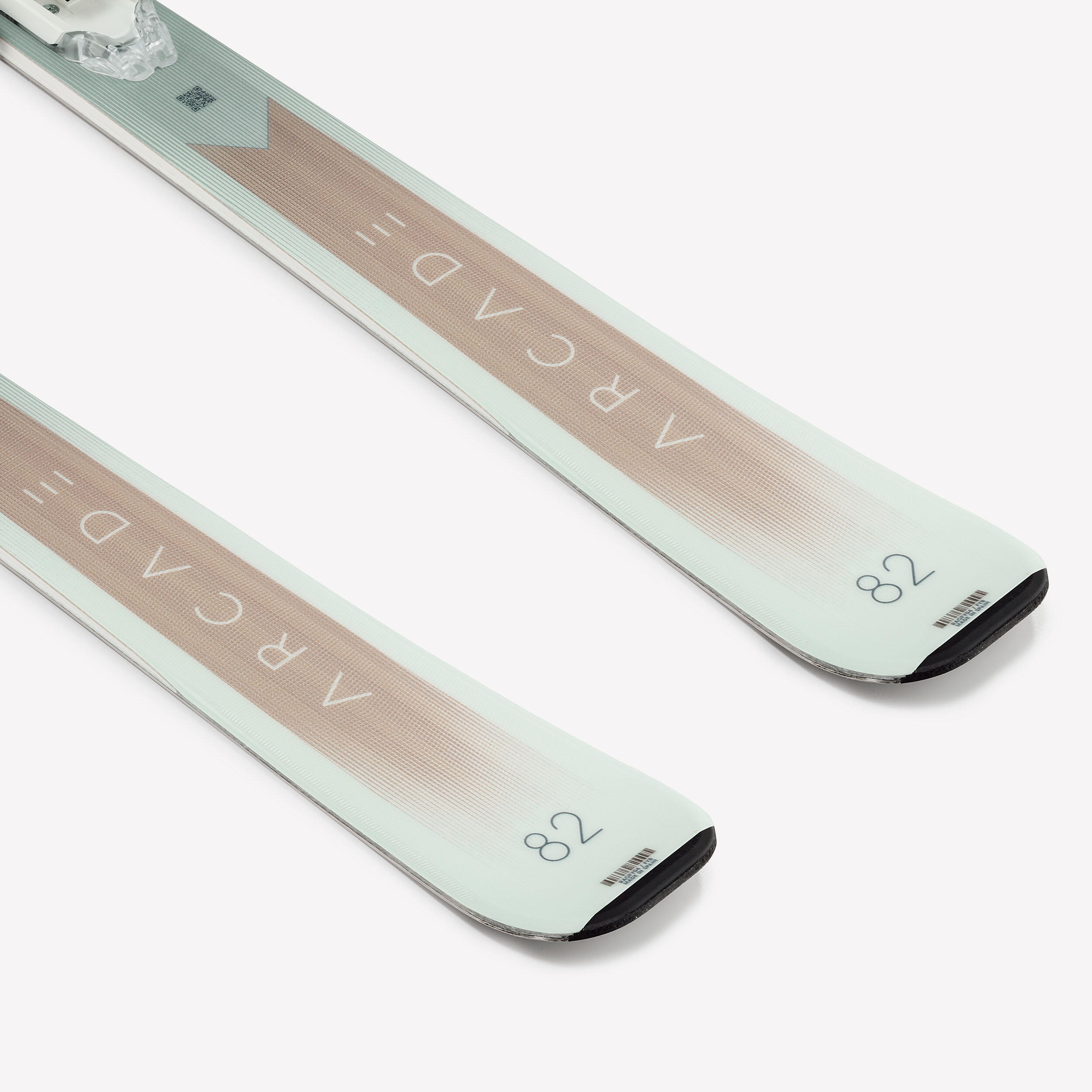 All Mountain Ski mit Bindungen, Damen, Arcade 82 M, Beige Weiss 5/9