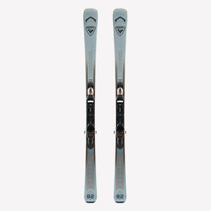 Esquí Allmountain con fijaciones hombre, Rossignol Arcade 82, gris