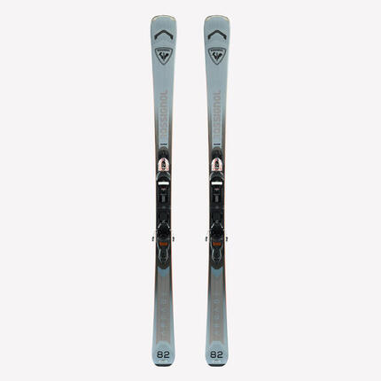 Ski All Mountain avec fixations homme Rossignol, Arcade 82 M, gris