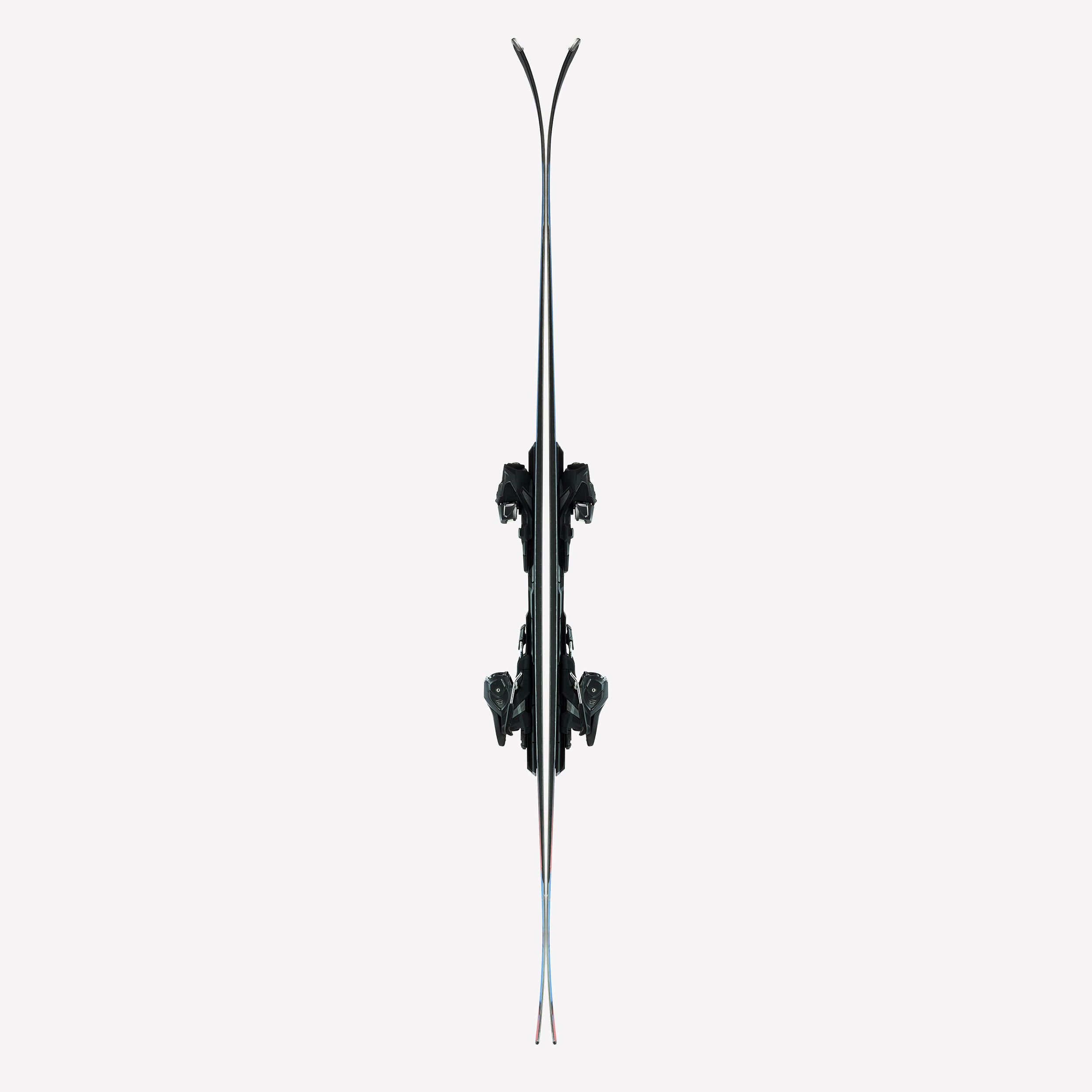 Men's all-mountain skis with bindings Salomon Stance 84 - Blue/nasturtium 6/8