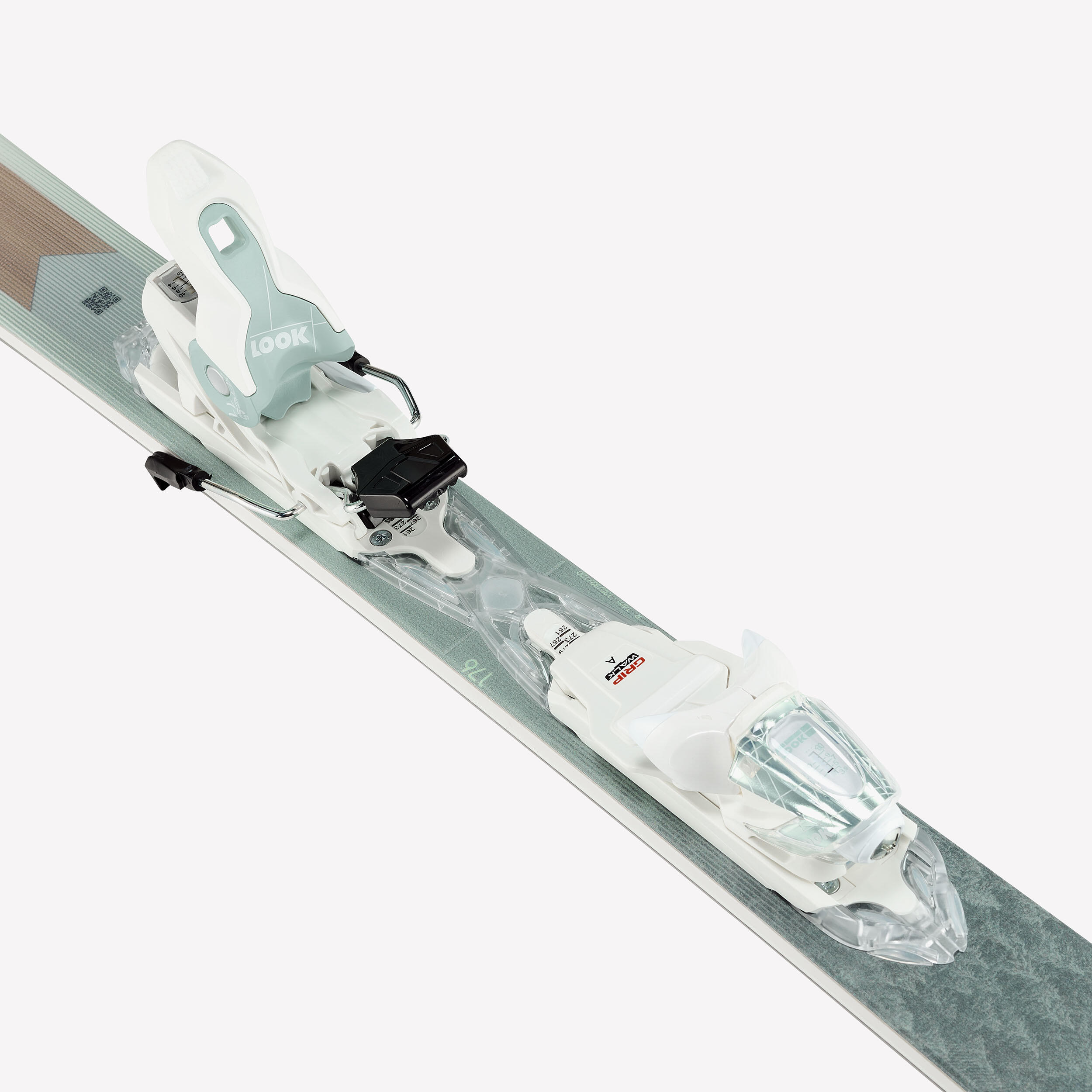 All Mountain Ski mit Bindungen, Damen, Arcade 82 M, Beige Weiss 9/9