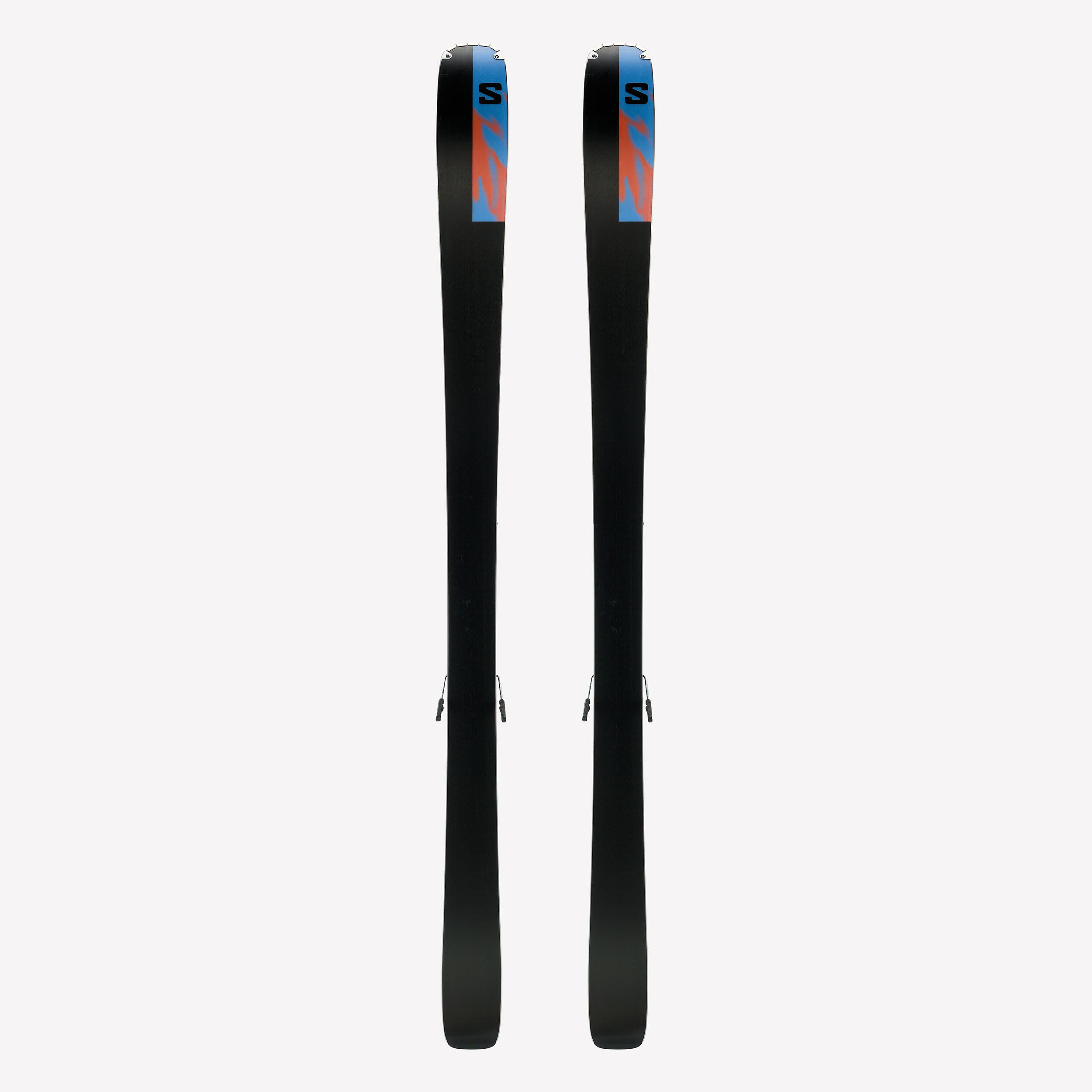 Men's all-mountain skis with bindings Salomon Stance 84 - Blue/nasturtium 4/8