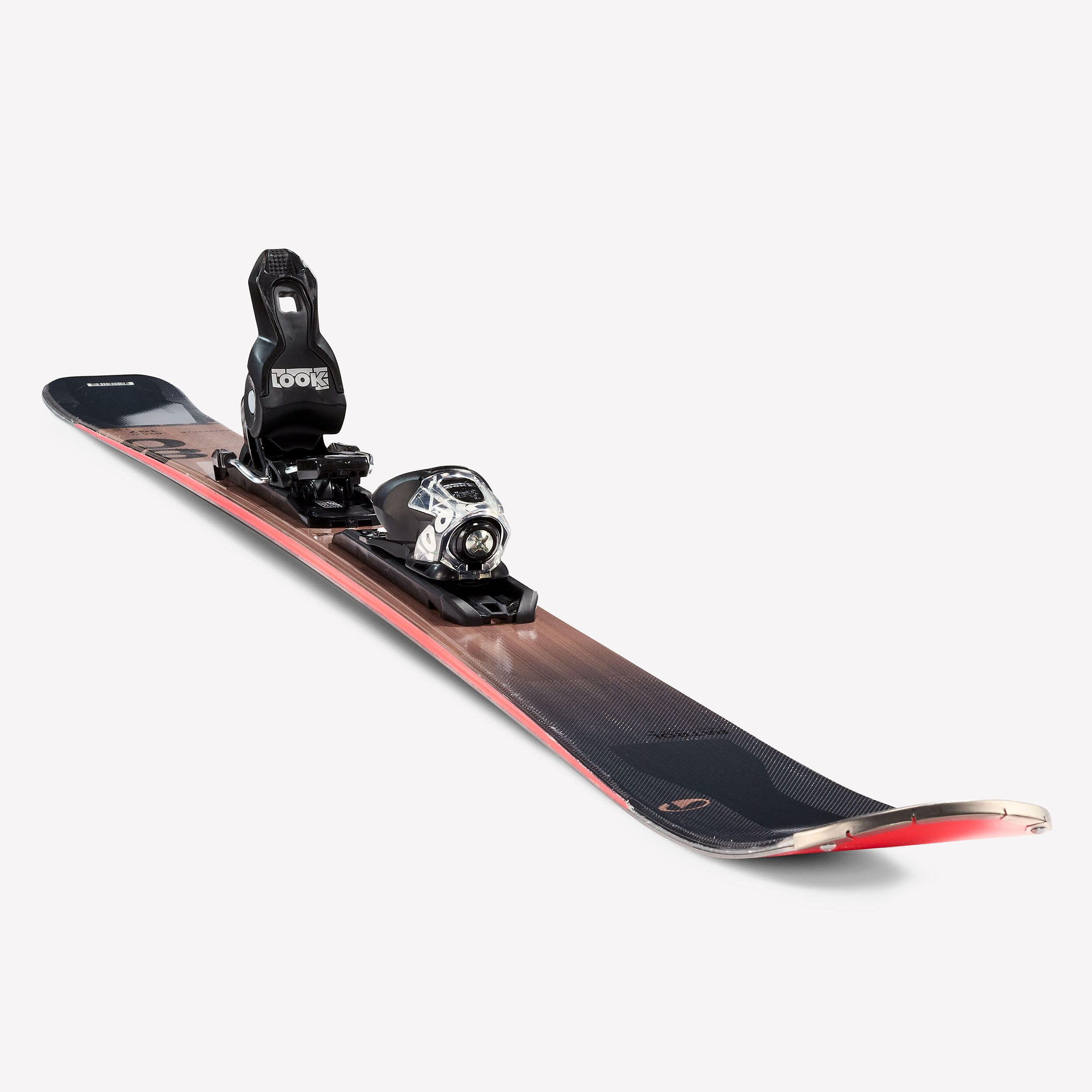 Men’s All-Mountain Skis with Bindings, Patrol 80 Wood - WEDZE