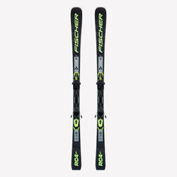 Ski alpin performance avec fixations, Fischer RC4 ST, noir et jaune