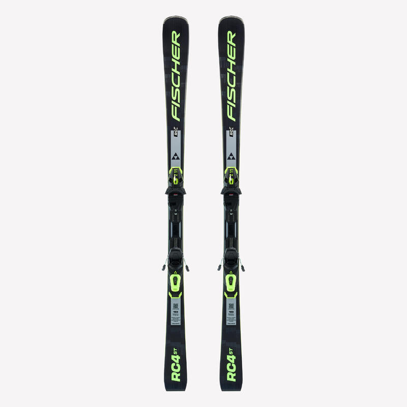 Schiuri performante cu legături pentru schi alpin Fischer RC4 ST Negru și galben