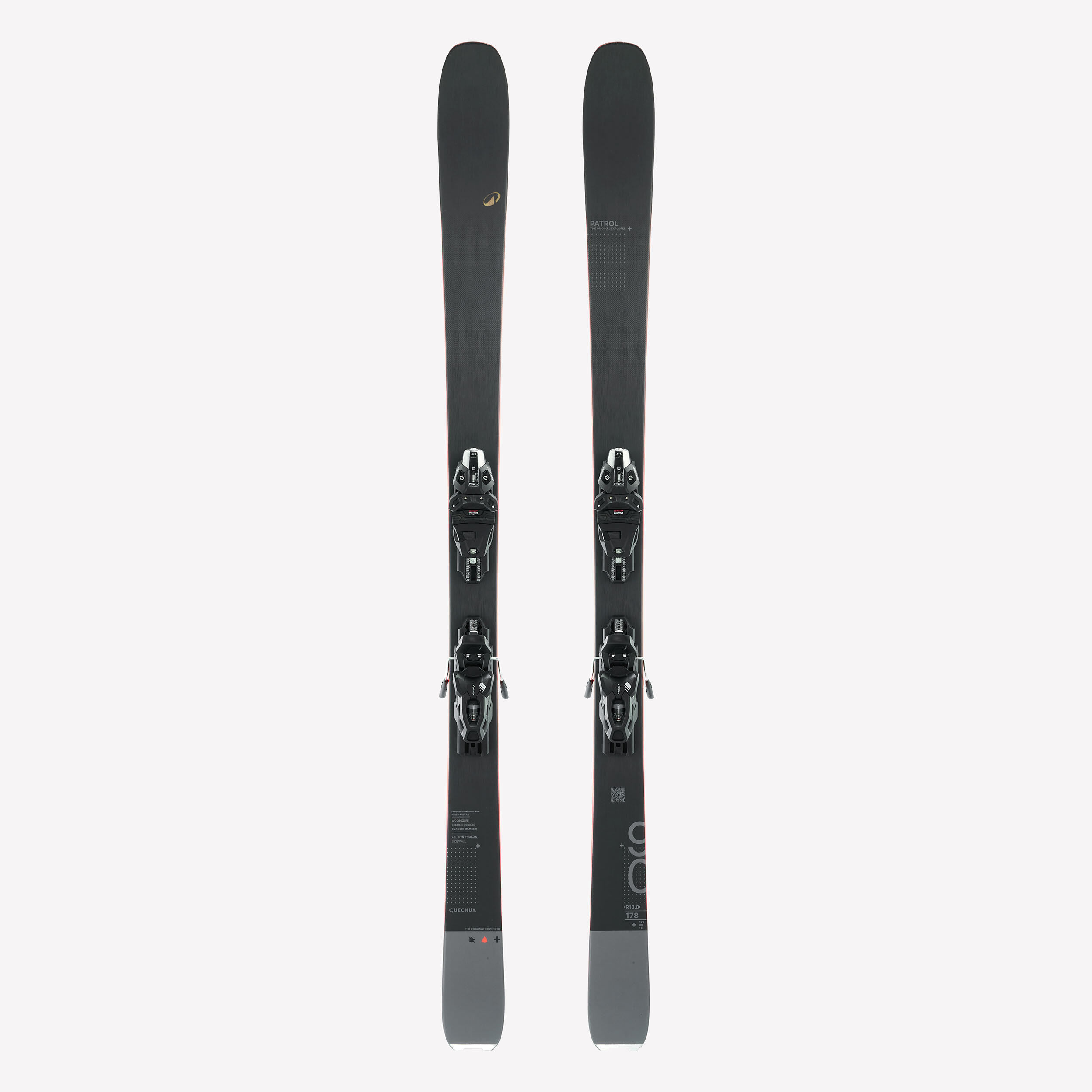 Ski All Mountain avec fixations Patrol 90 WEDZE