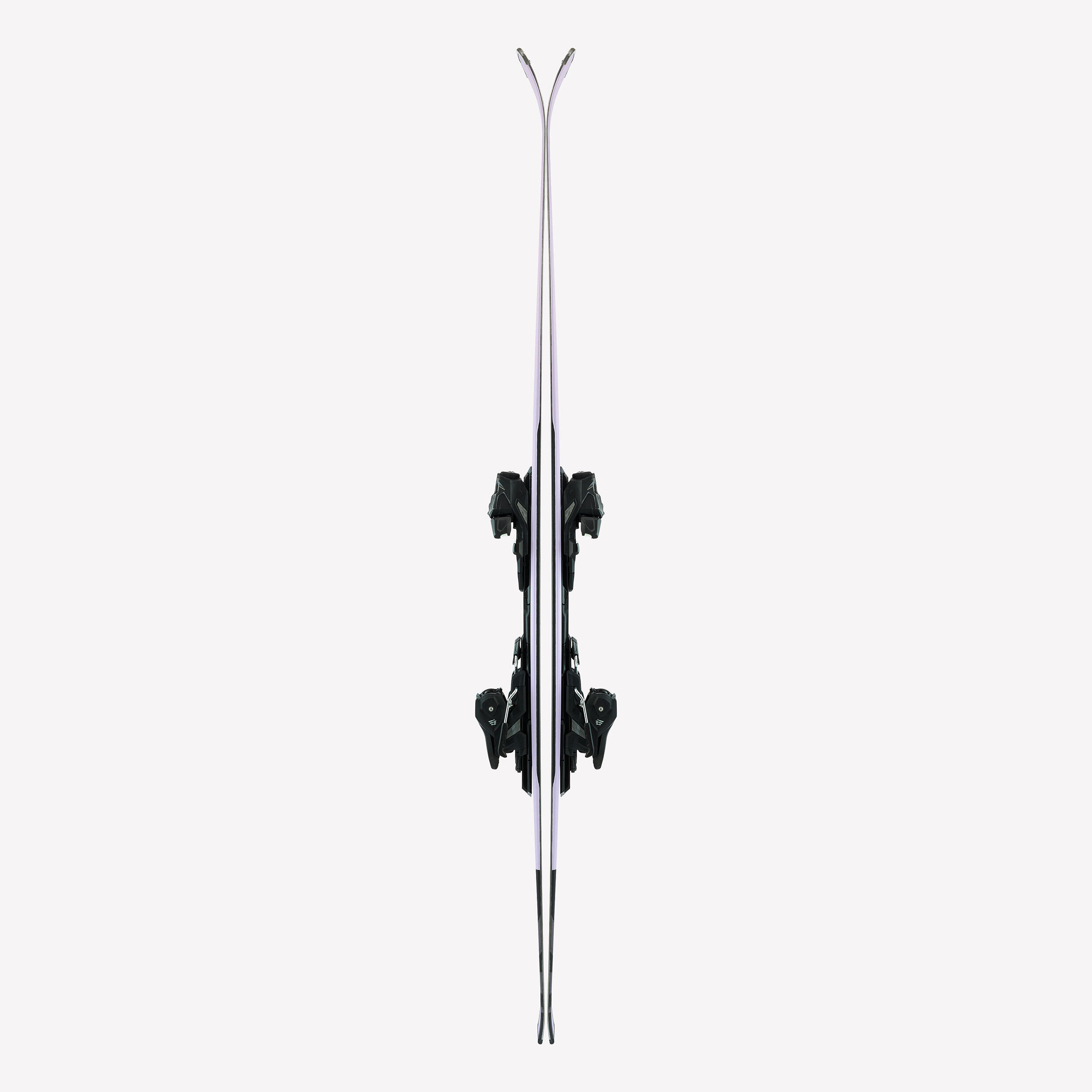 Skis avec fixations femme Salomon S/Max N°6, noir et lavande 5/8