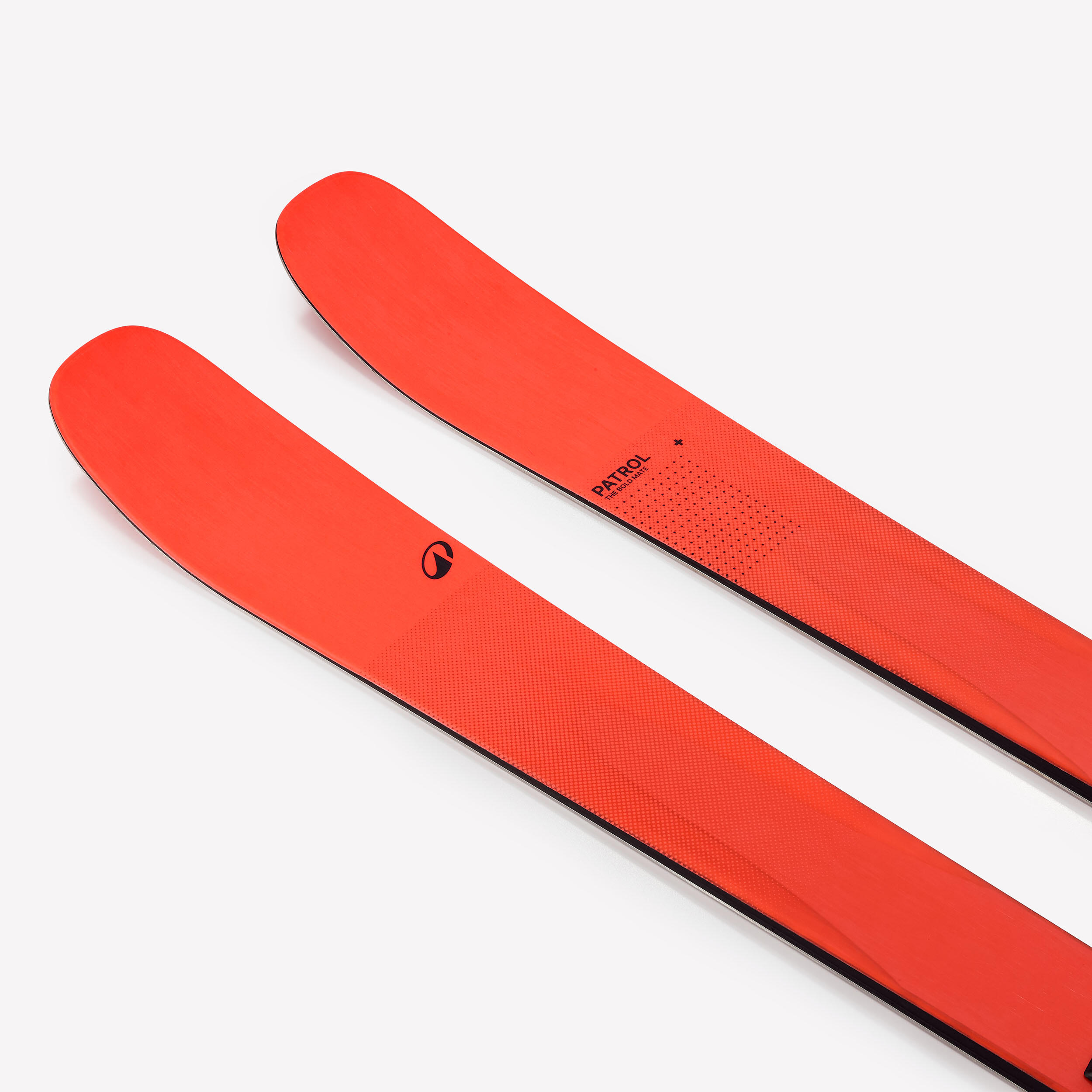 Skis All Mountain dupla estrutura titanal, com fixações, Patrol 95 Ti, laranja 2/14