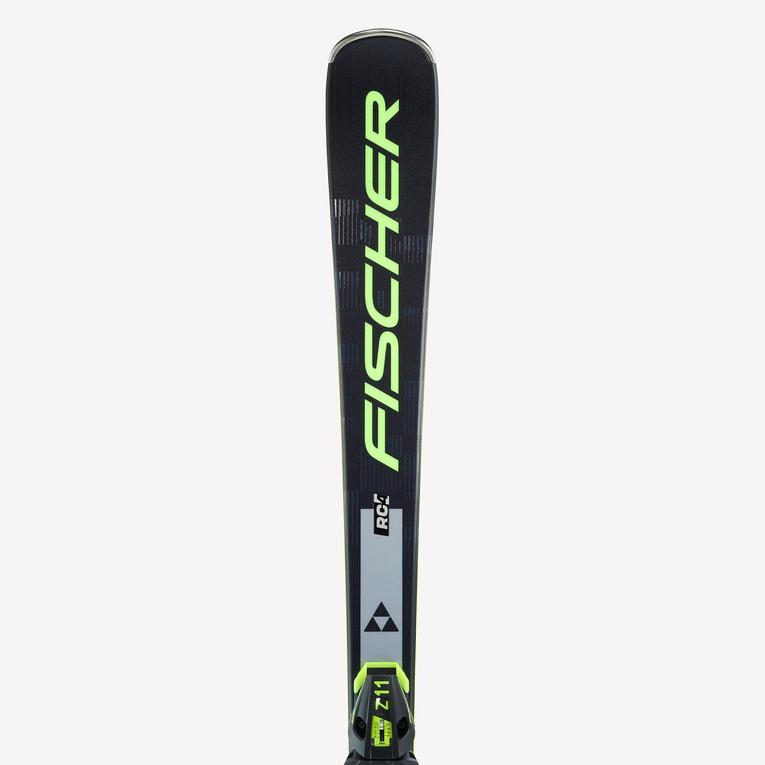 FISCHER FISCHER RC4 ST zjazdové lyže s viazaním čierno-žlté 170 cm · záber 8
