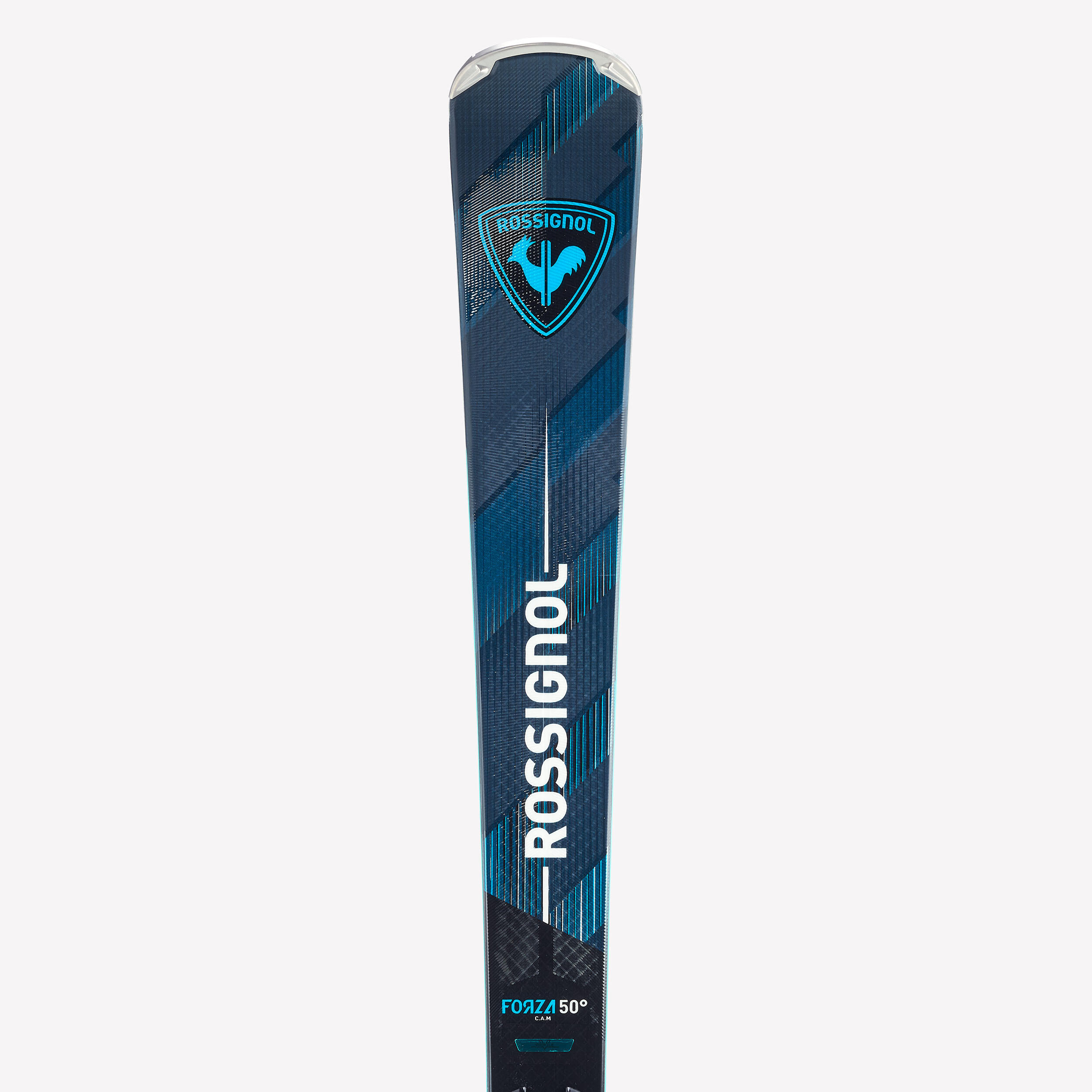 Ski alpin avec fixations, Rossignol Forza 50°, bleu et noir 7/9