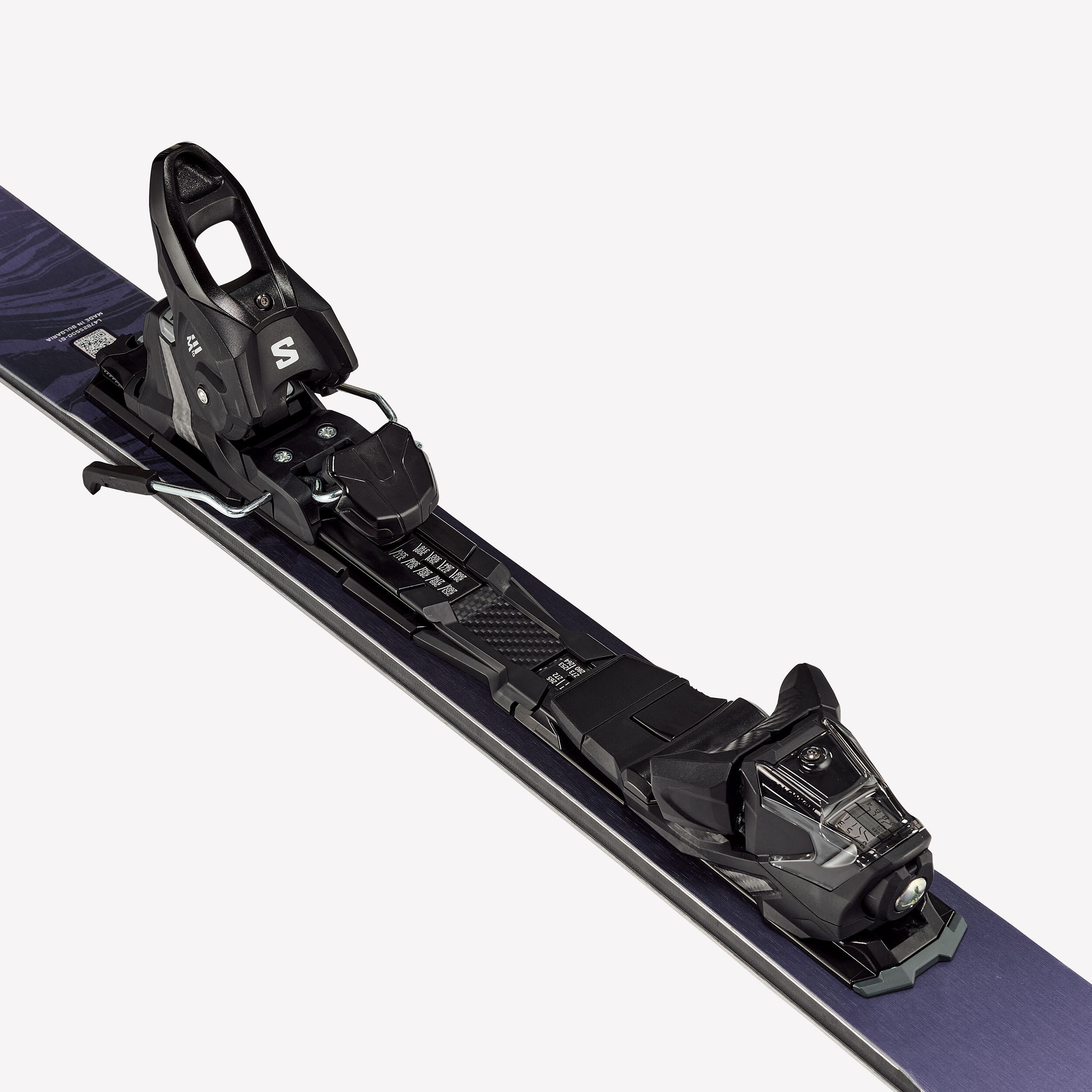 Women's all-mountain skis with bindings Salomon Stance 84 - Purple 7/7