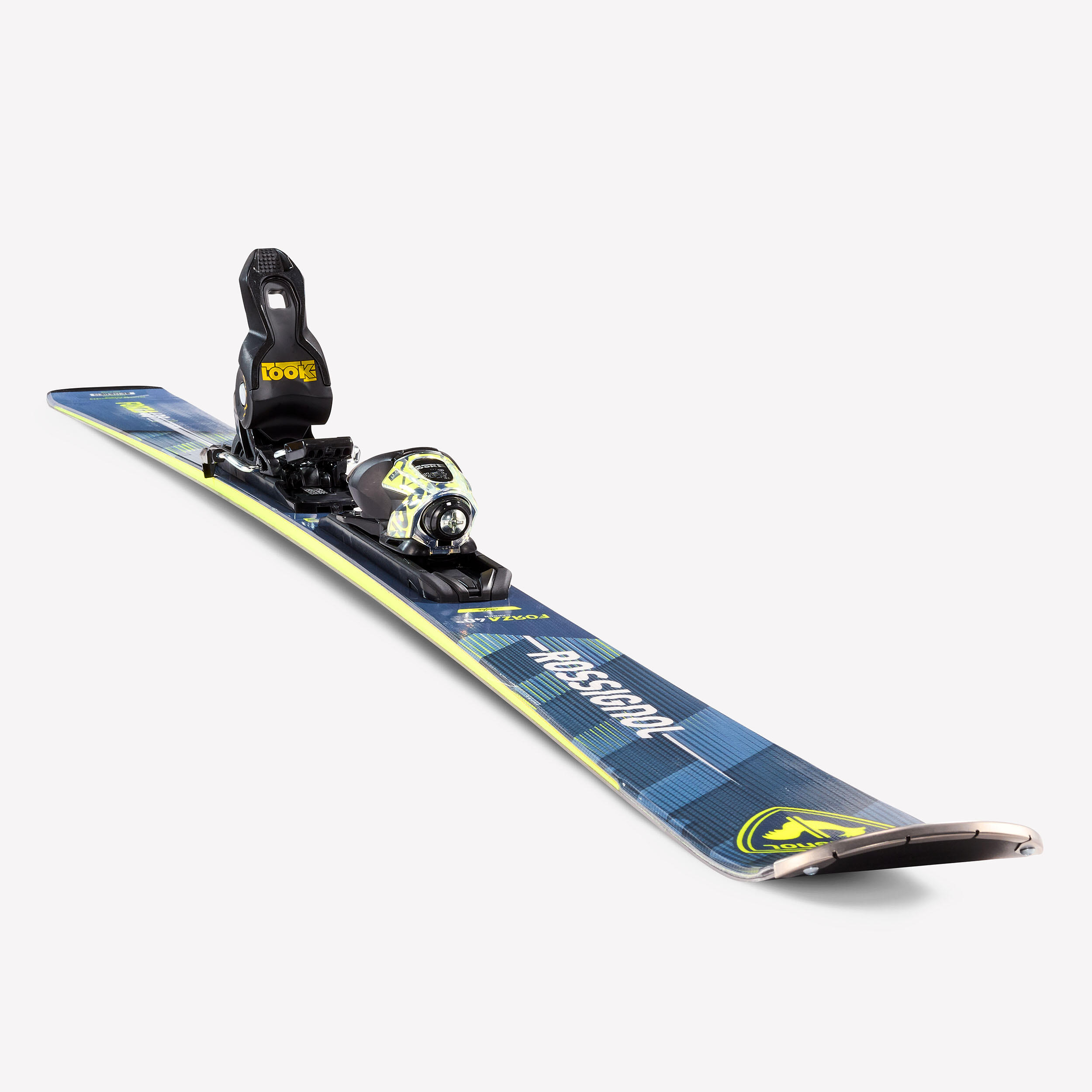 Alpine ski with bindings, Rossignol Forza 40°, green and