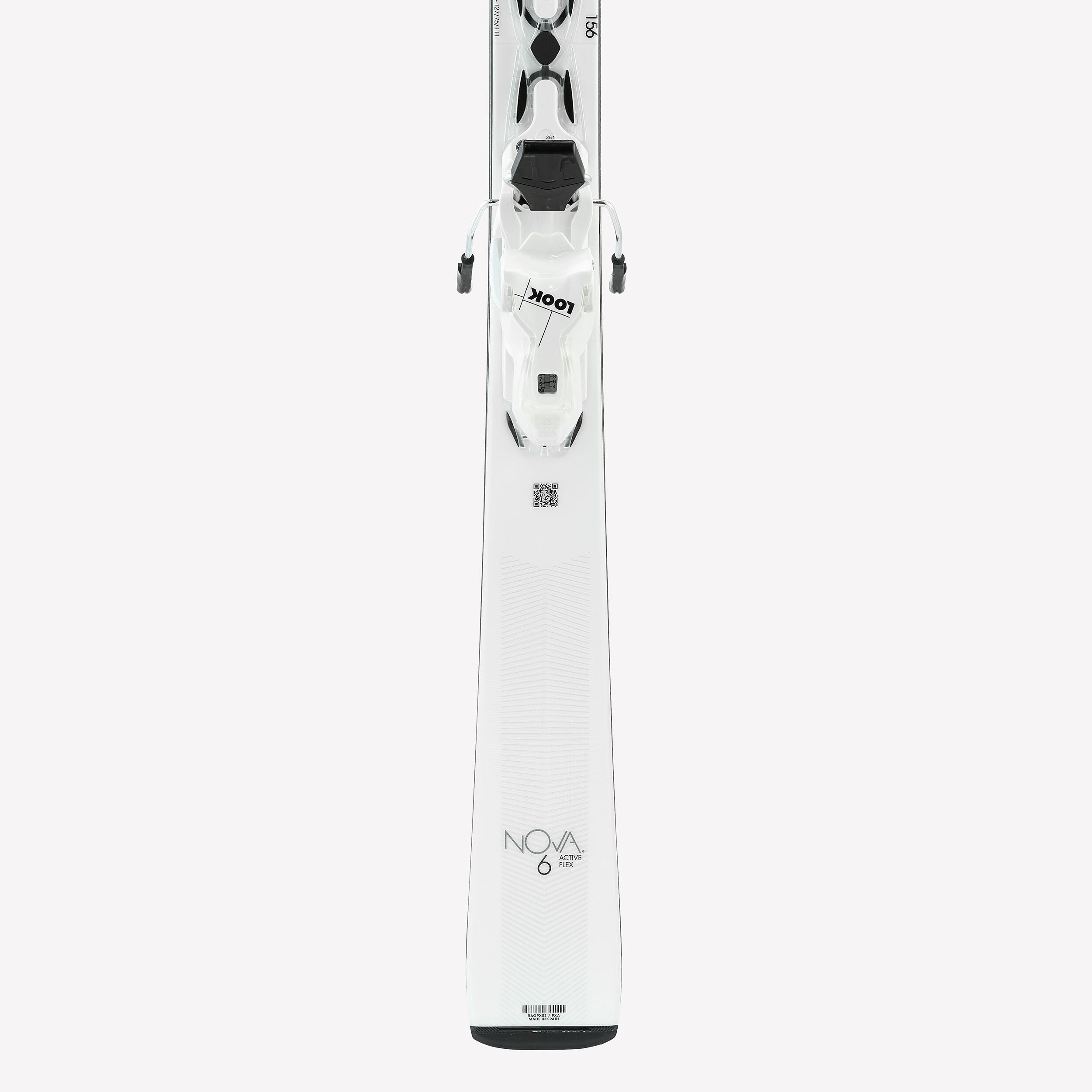 Alpinski mit Bindungen Damen Rossignol Nova 6, Weiss 8/9