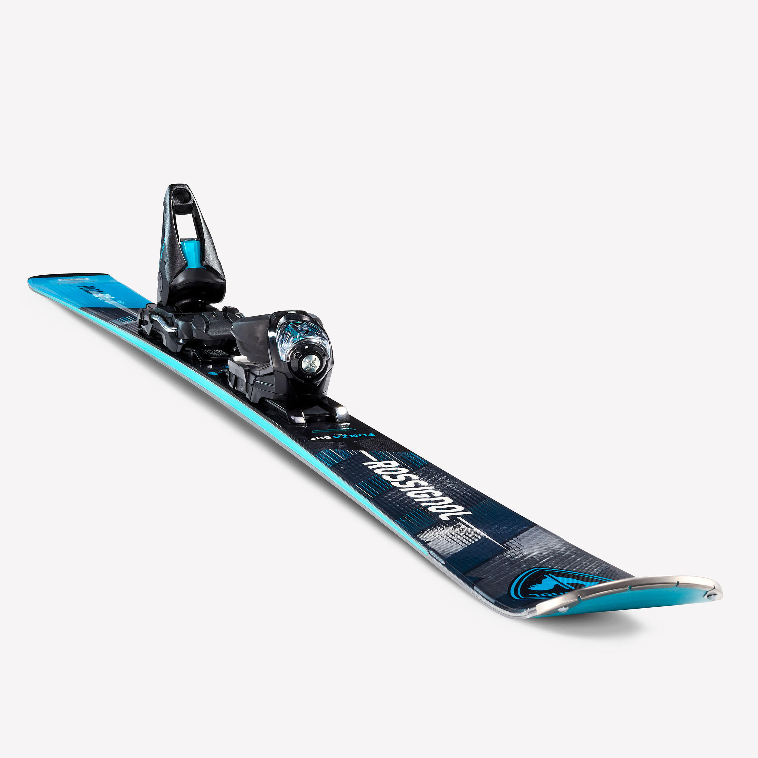 Ski alpin avec fixations, Rossignol Forza 50°, bleu et noir 3/9