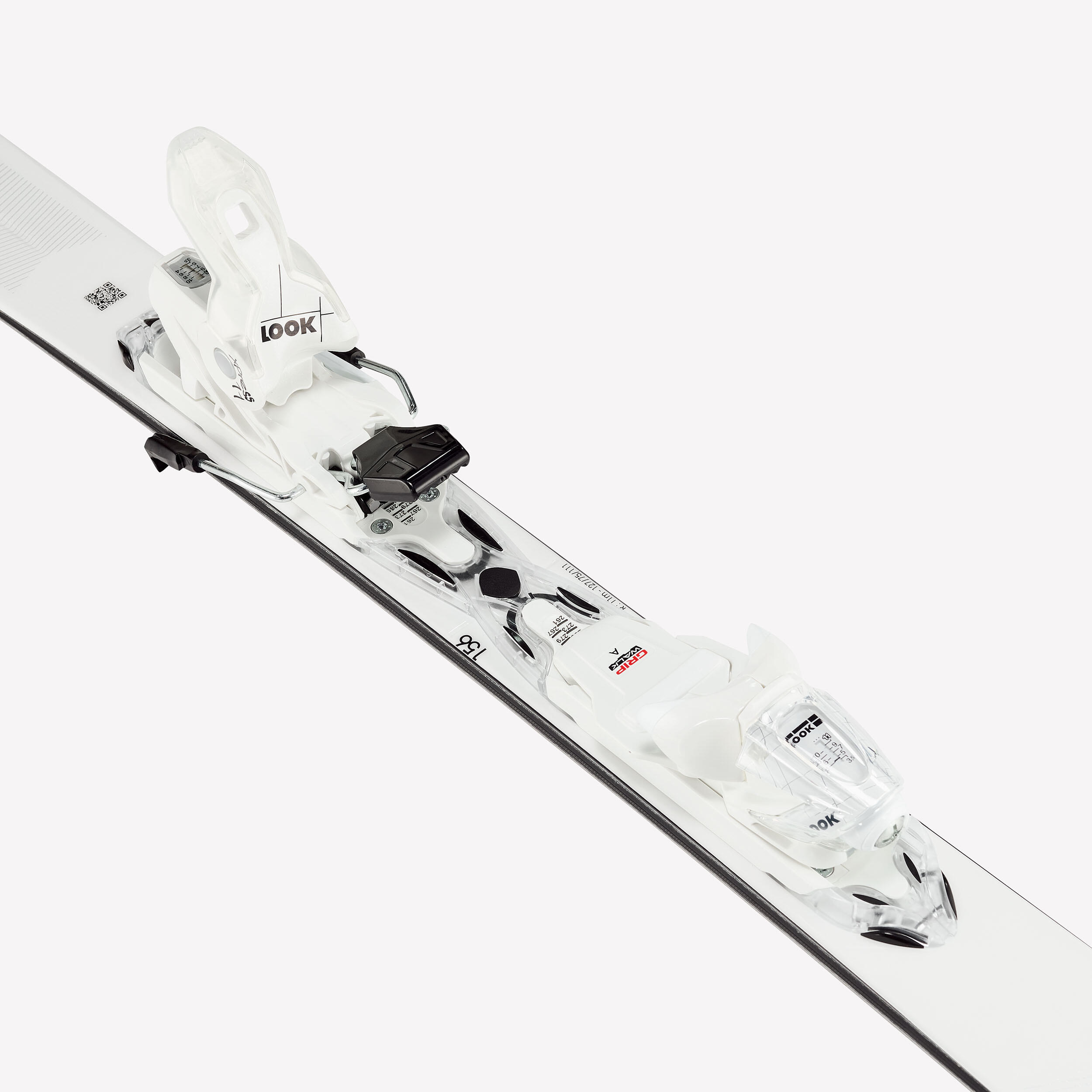 Alpinski mit Bindungen Damen Rossignol Nova 6, Weiss 9/9
