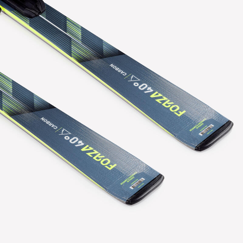 Yetişkin Kayak - Bağlamalar Dahil - Yeşil/Gri - Rossignol Forza 40°