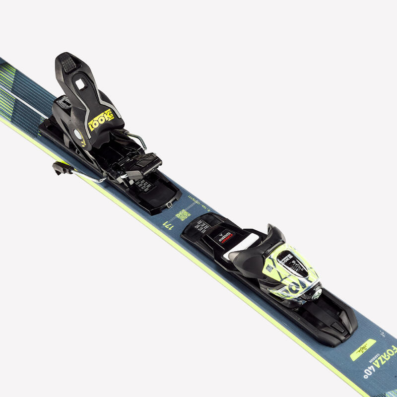 Yetişkin Kayak - Bağlamalar Dahil - Yeşil/Gri - Rossignol Forza 40°