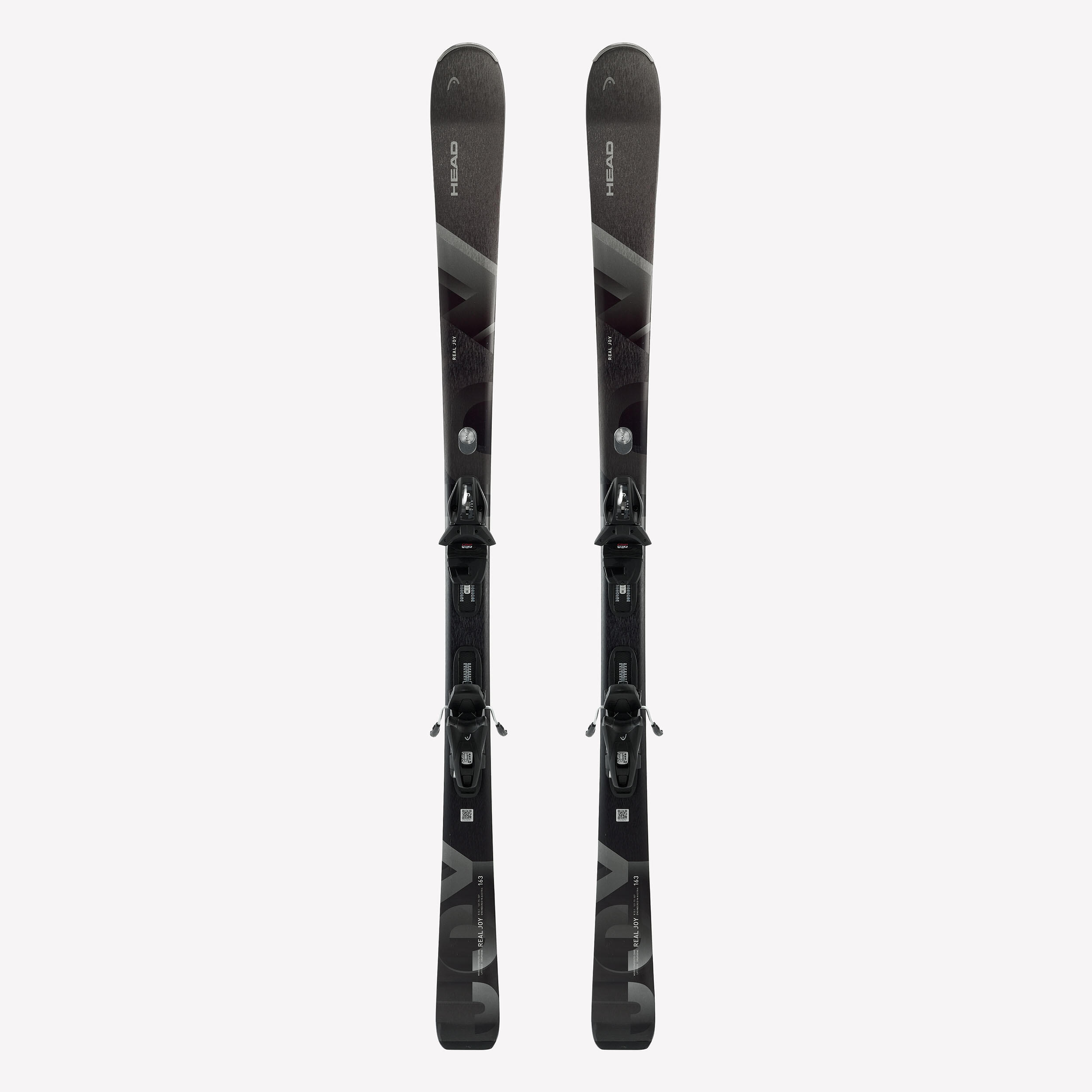 HEAD Alpine ski with women's bindings, Head Real Joy, grey