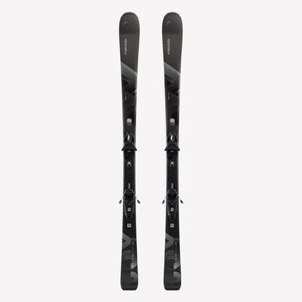 Ski alpin avec fixations femme, Head Real Joy, gris