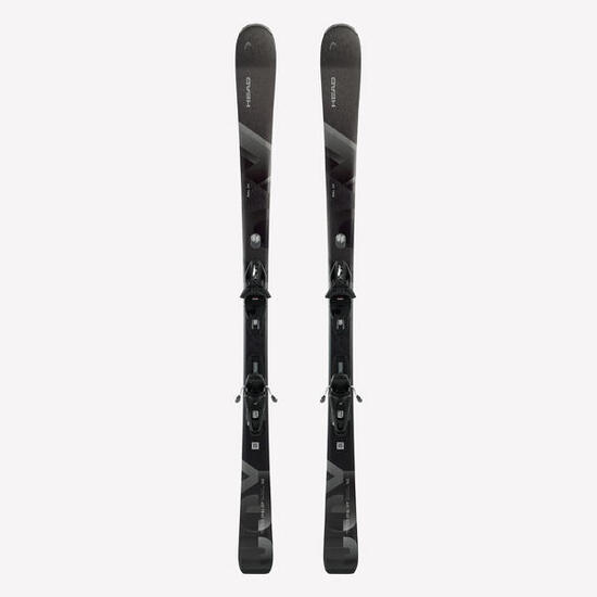 Ski alpin avec fixations femme, Head Real Joy, gris