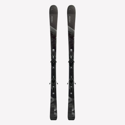 Esquí alpino con fijaciones mujer, Head Real Joy, gris