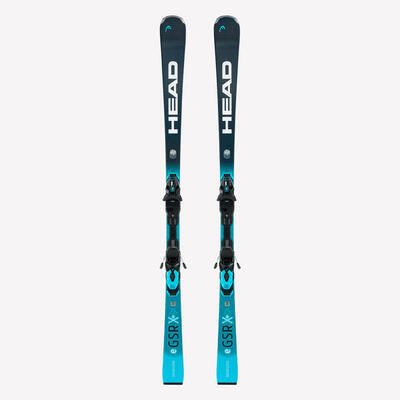 Esquí alpino alto rendimiento fijaciones hombre Head WorldCup Rebels e.GSR negro