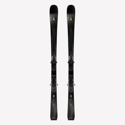 Ski alpin avec fixations femme, Atomic Cloud 9, noir