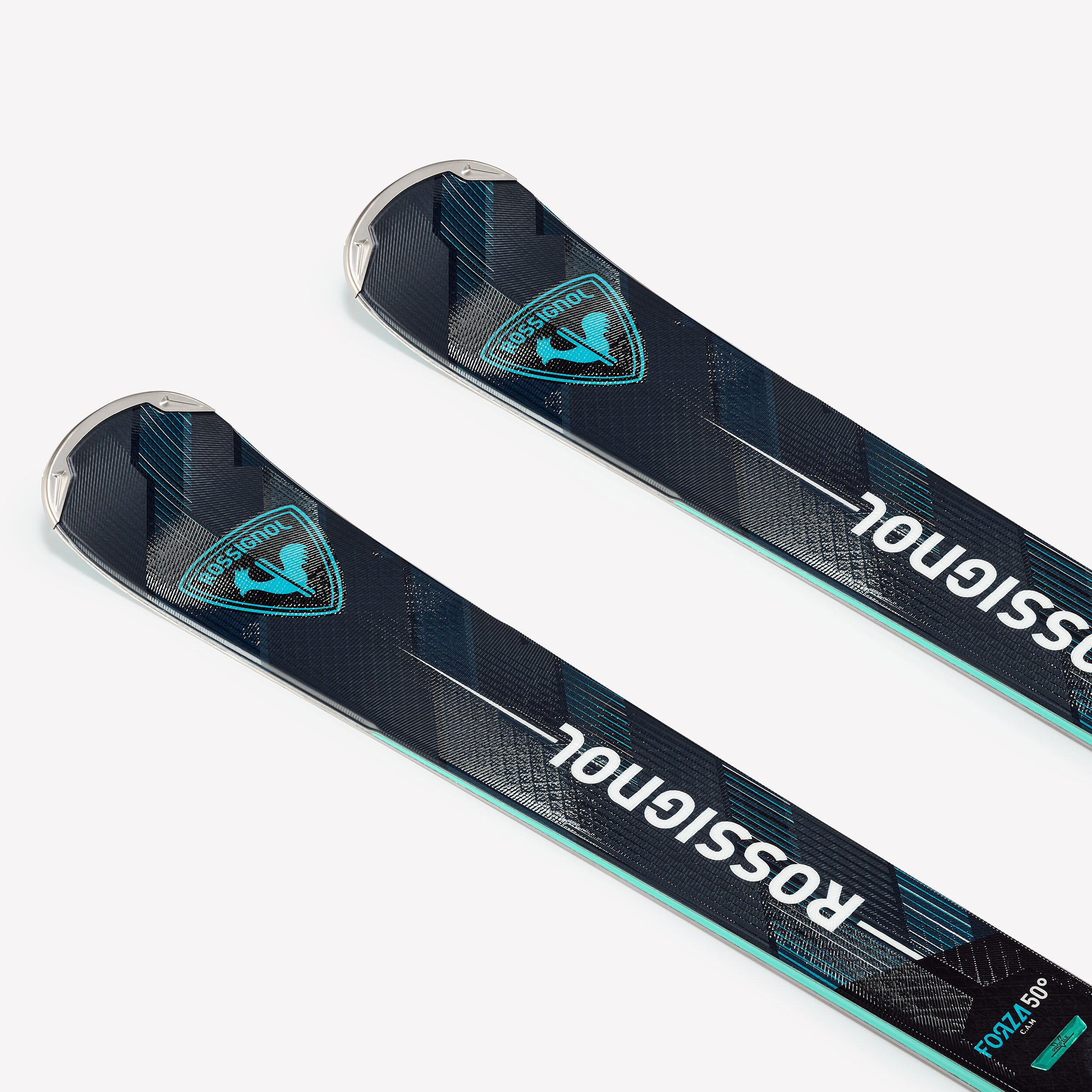 Ski alpin avec fixations, Rossignol Forza 50°, bleu et noir 2/9