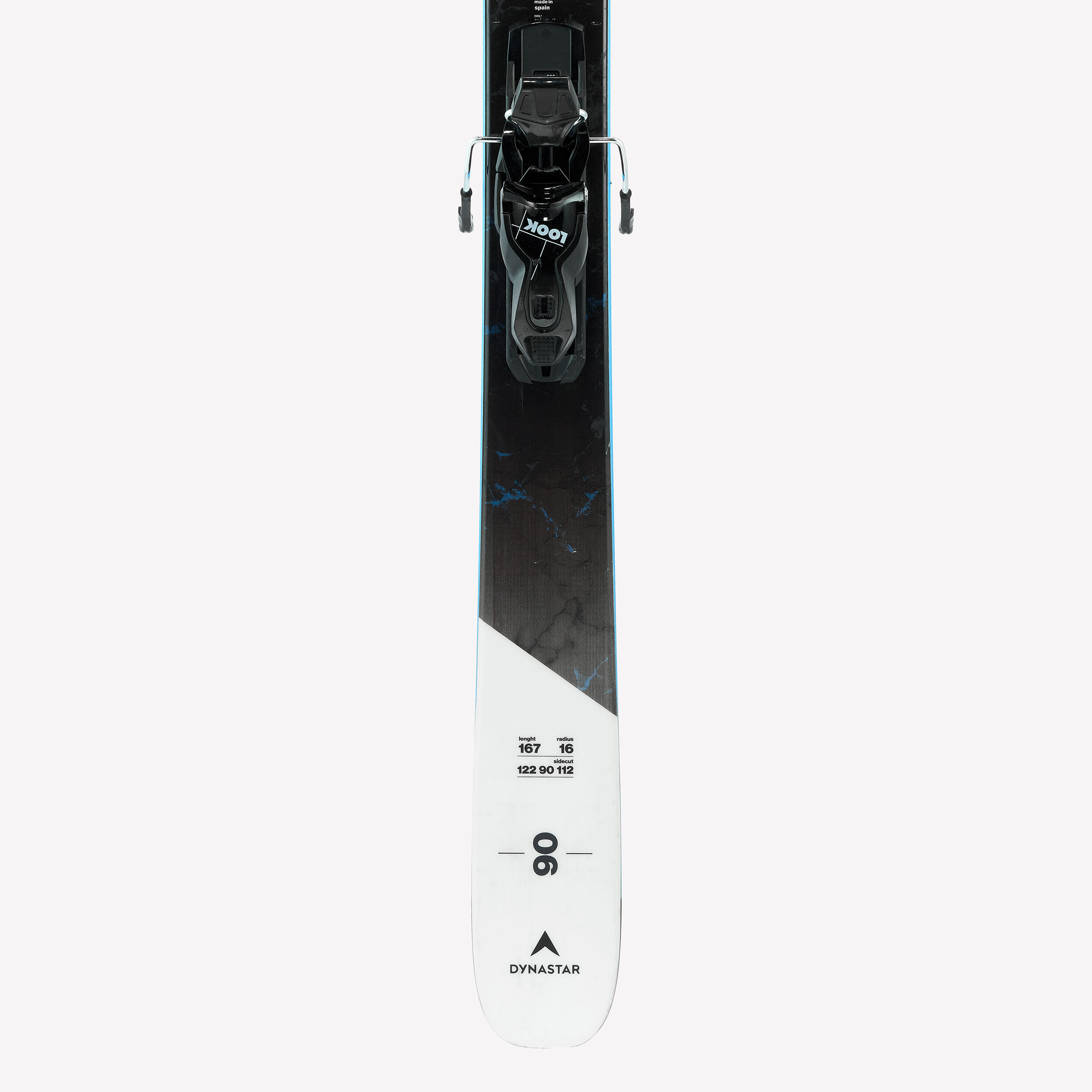 Ski Freeride com fixações (XPress 10) Adulto, Dynastar M-Free 90, preto-branco 8/8