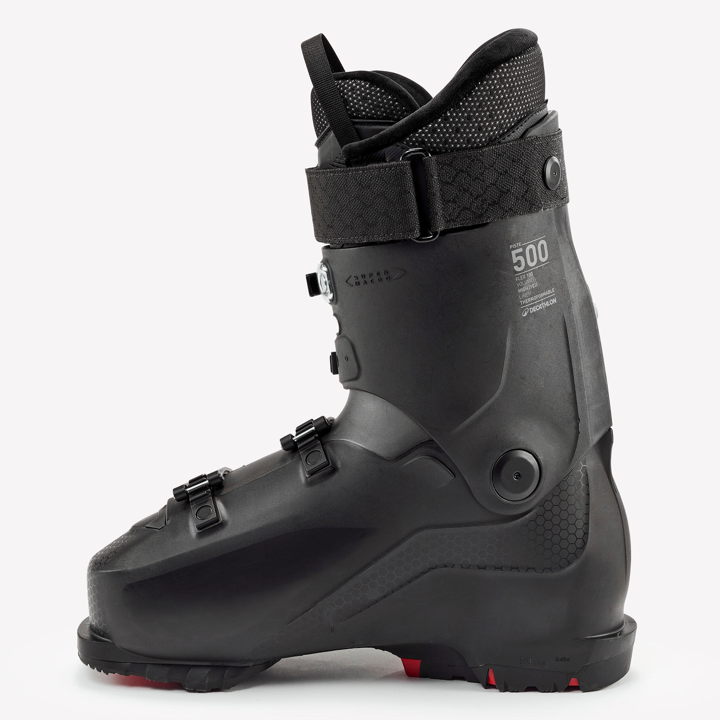Bottes de ski avec flex 100 homme, PST 500 2/11