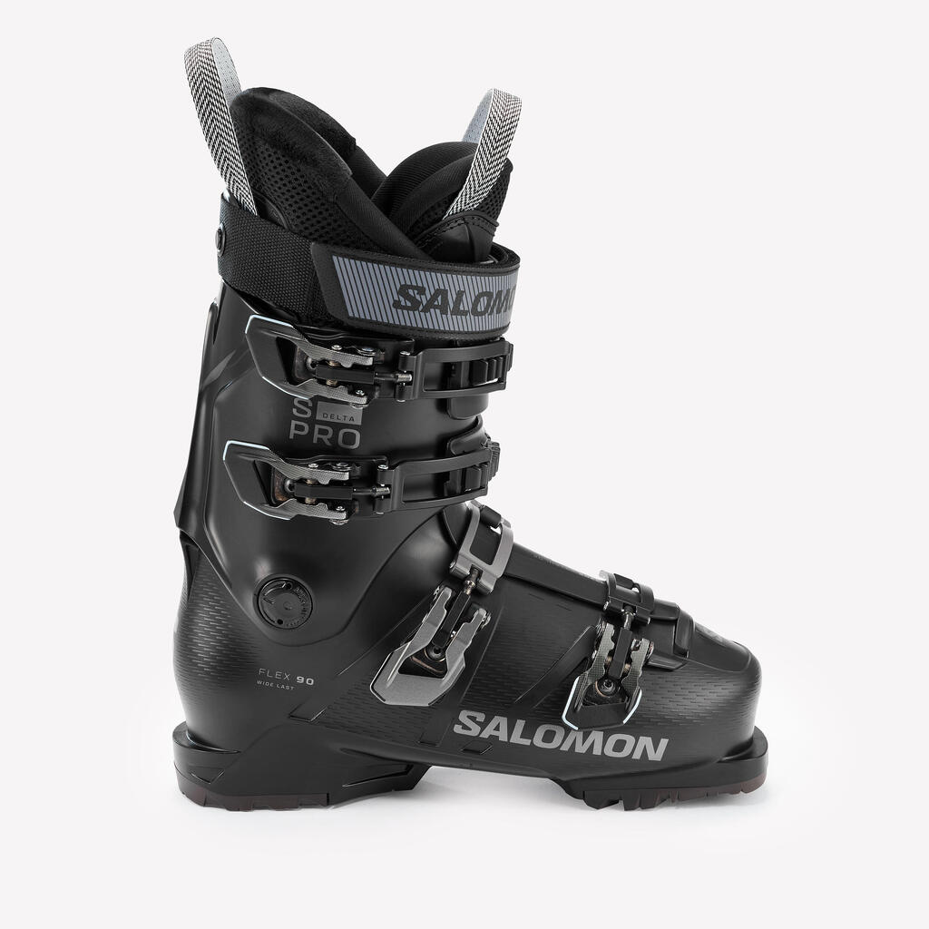 Črni ženski smučarski čevlji SALOMON DELTA 90 HV