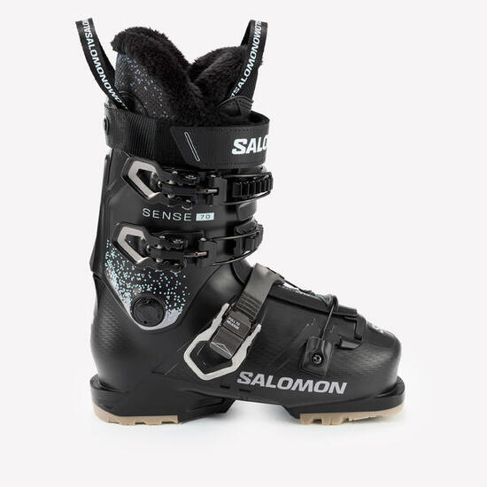 Botas de esquí Mujer Salomon Sense 70 HV Negro
