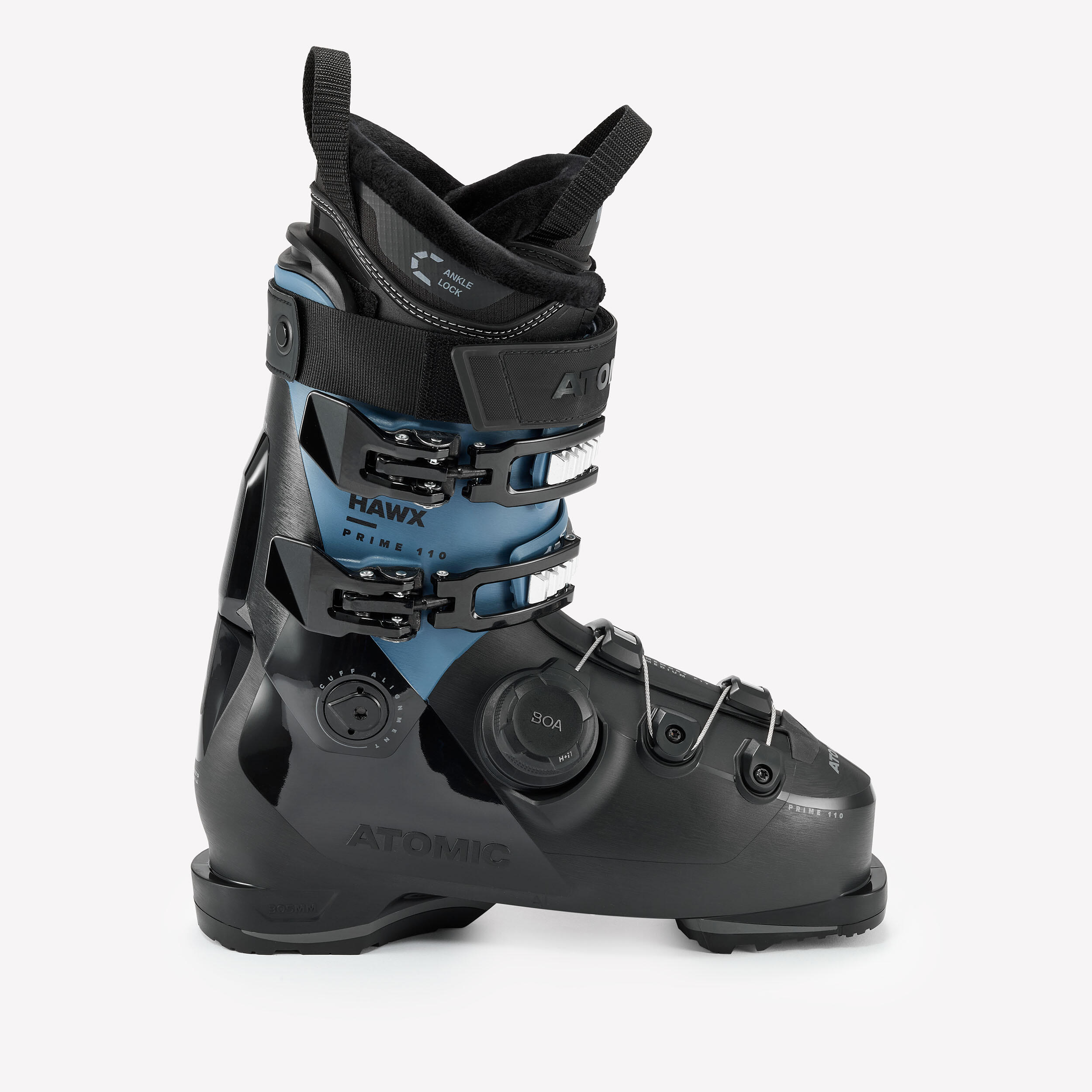 ATOMIC ATOMIX Hawx Prime 110 MV Boa pánske lyžiarky sivé 26-26,5 cm