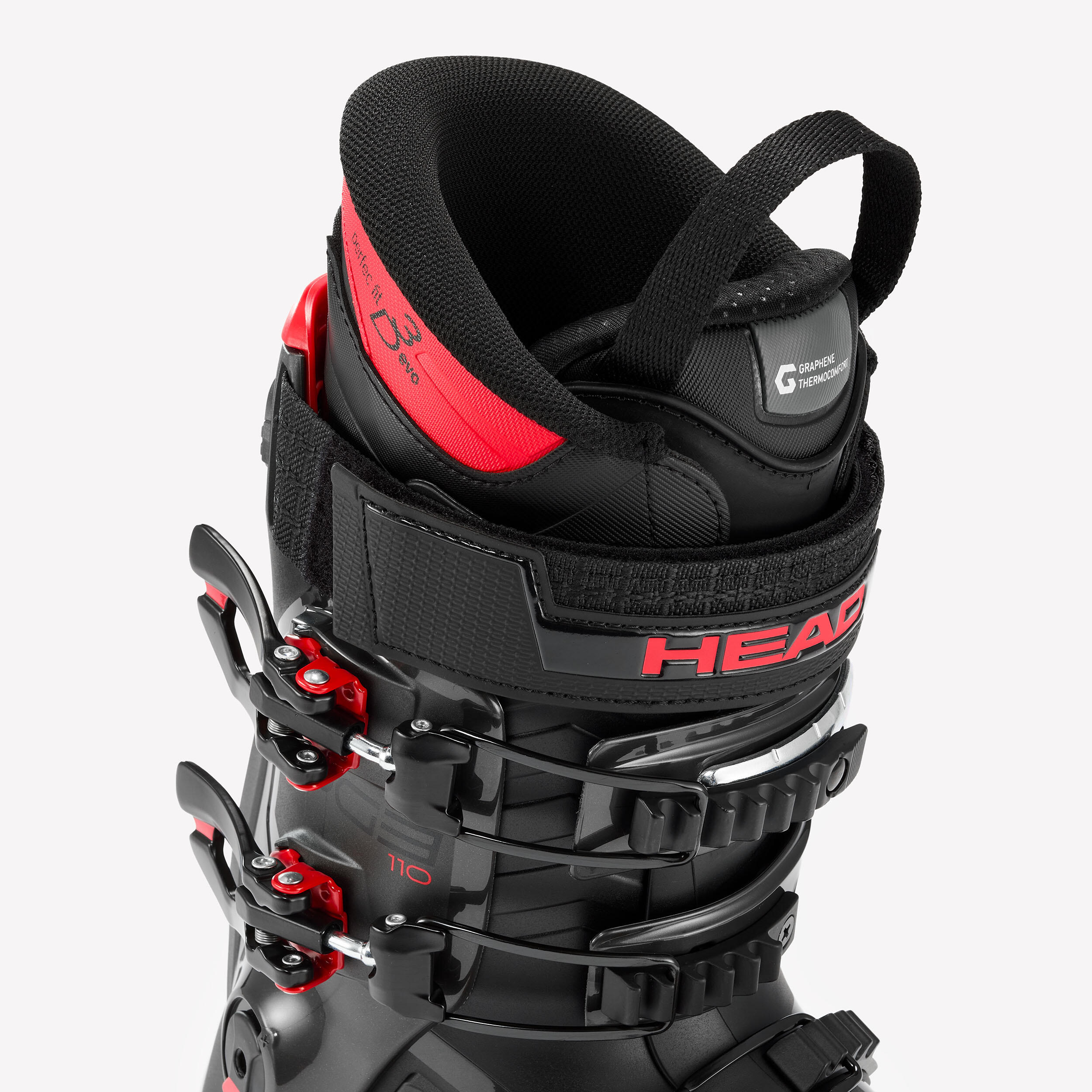 Skischuhe Herren Head Edge 110 HV schwarz rot 10/12