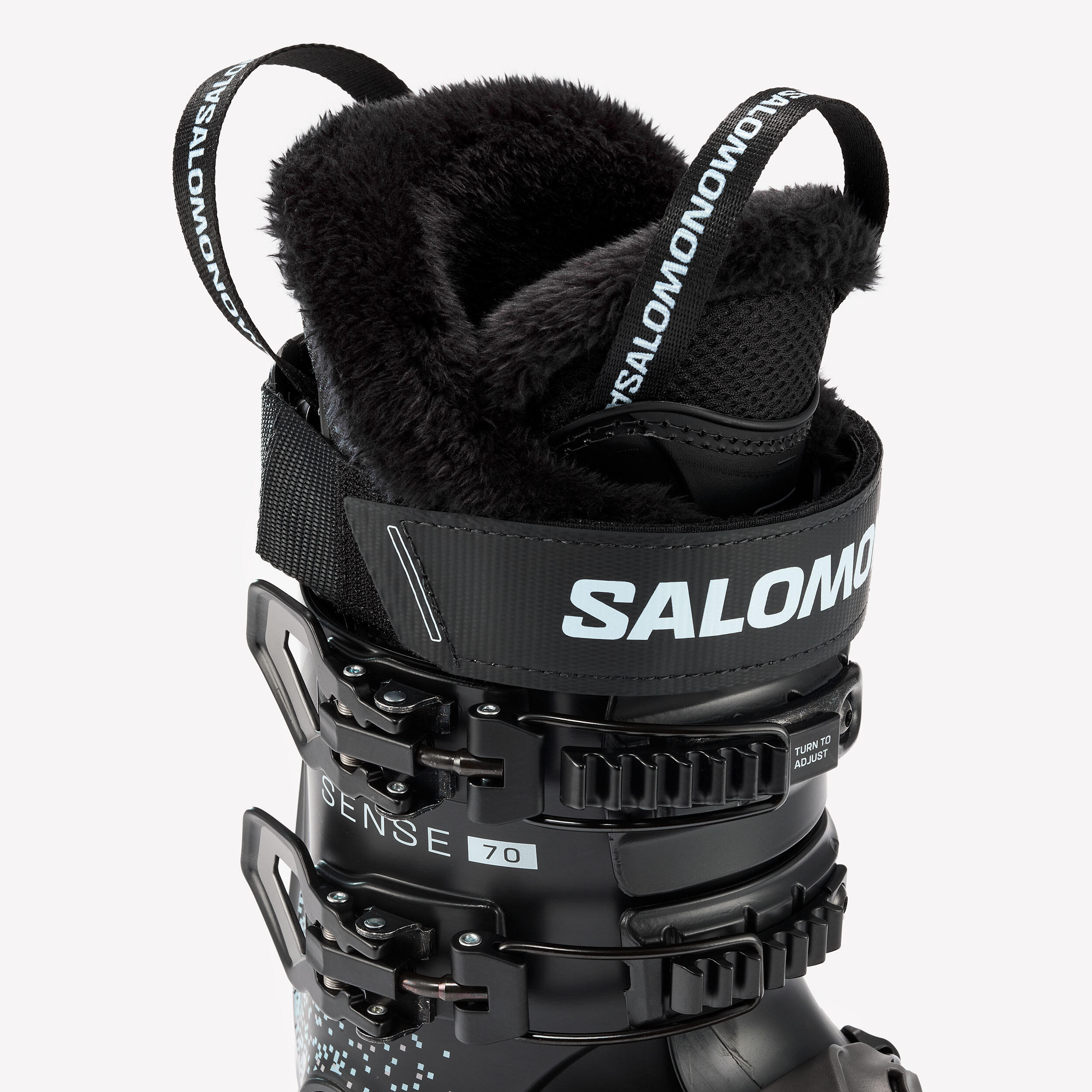 Women's Salomon ski boots, Sense 70 HV - Black - Decathlon