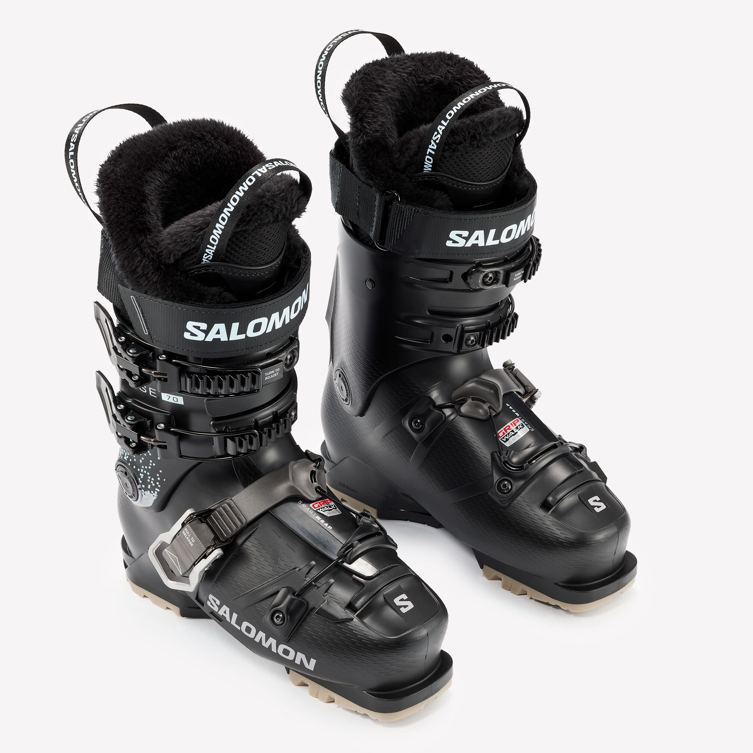 Chaussures de ski femme, Salomon Sense 70 HV noires 2/17