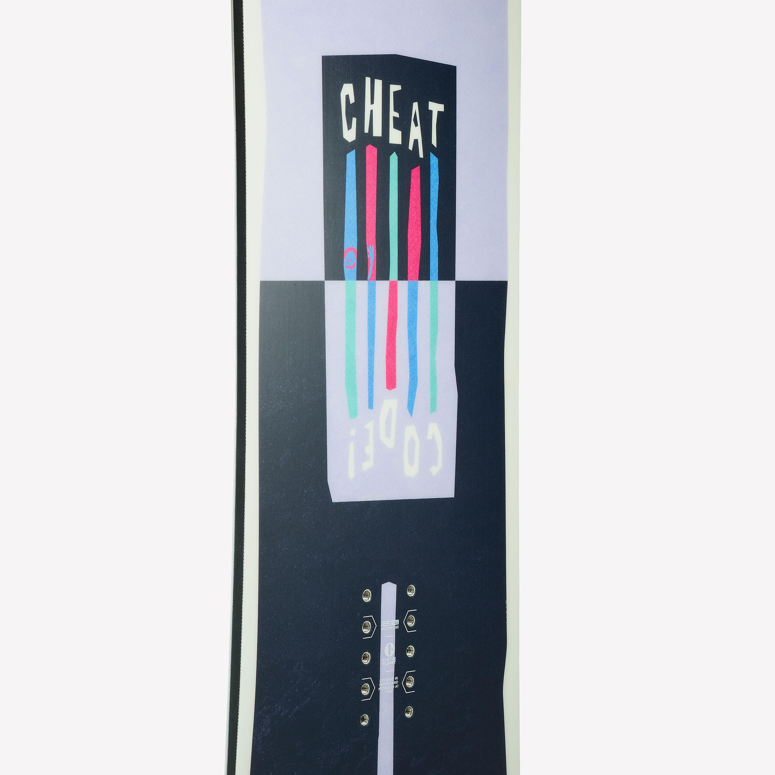 Snowboard All Mountain für Damen, Nidecker Cheat Code violett 3/4