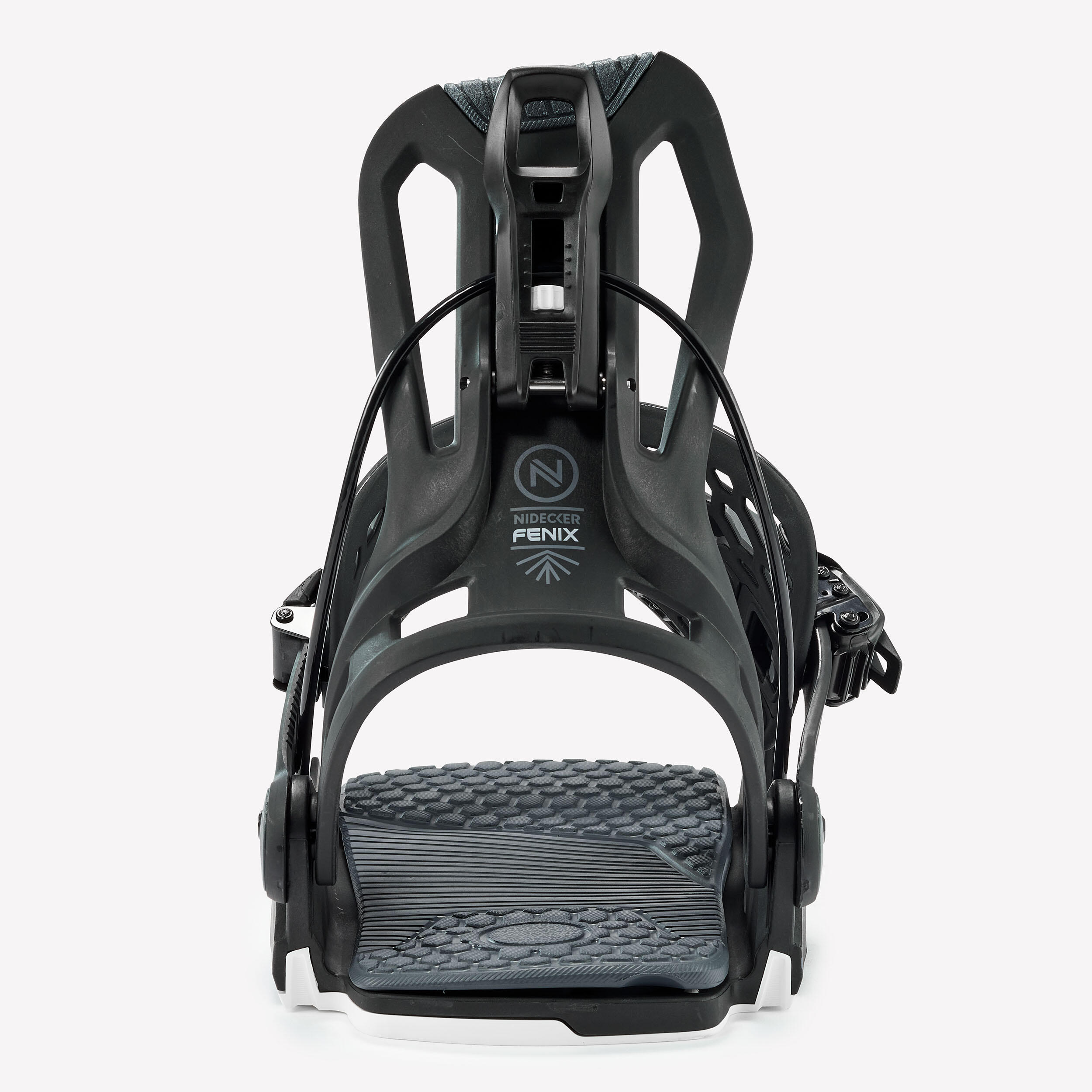 Fixations de snowboard rapide unisexe all mountain, Nidecker Flow Fenix noir 8/13