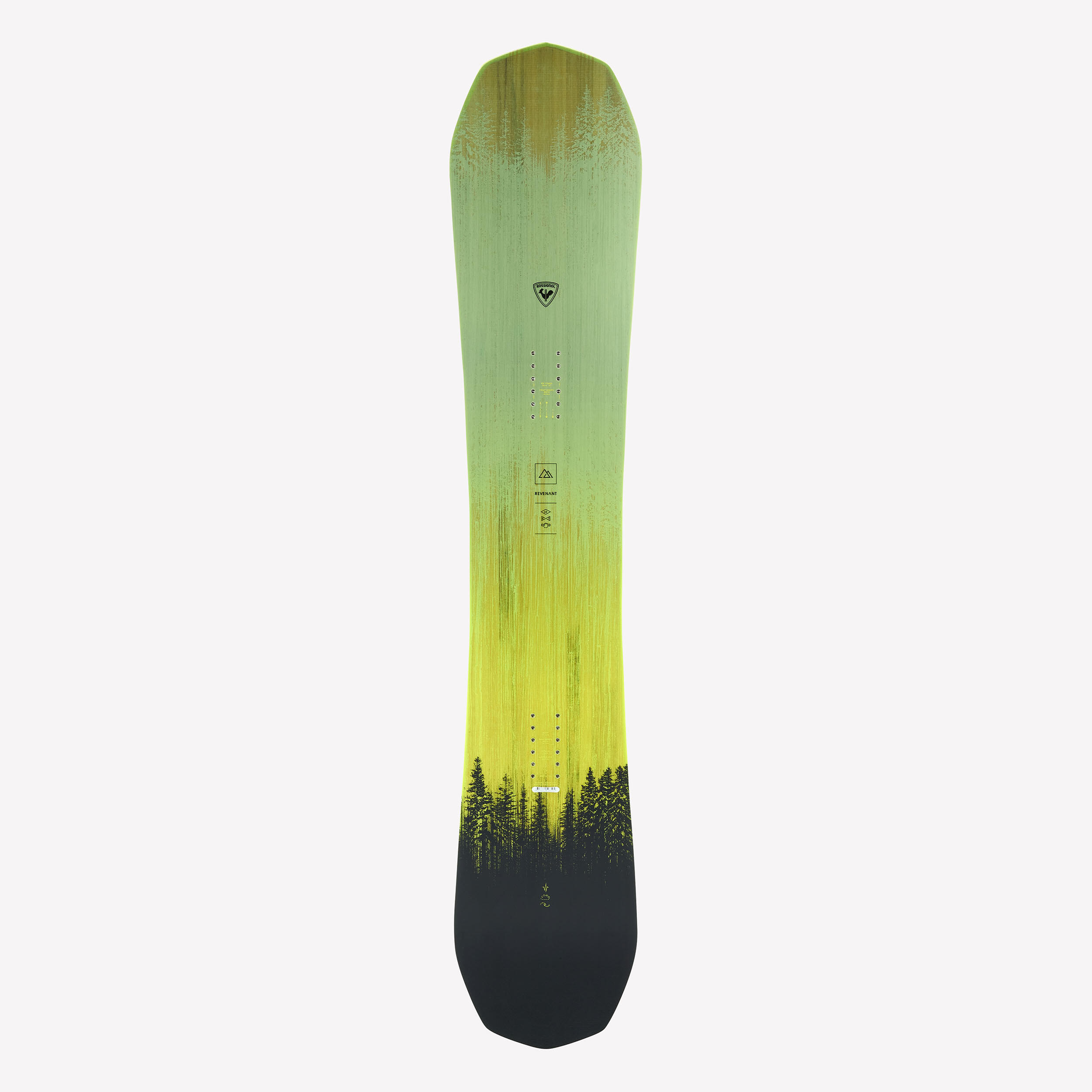 Planche de snowboard All Mountain Femme, ROSSIGNOL REVENANT Vert et Jaune 2/4