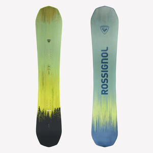 Tabla de snowboard Allmountain Mujer, ROSSIGNOL REVENANT Verde y Amarillo