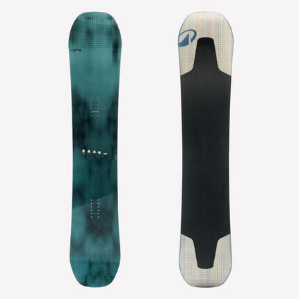 Planche de snowboard all mountain & freestyle femme, Park & ride 500 violet