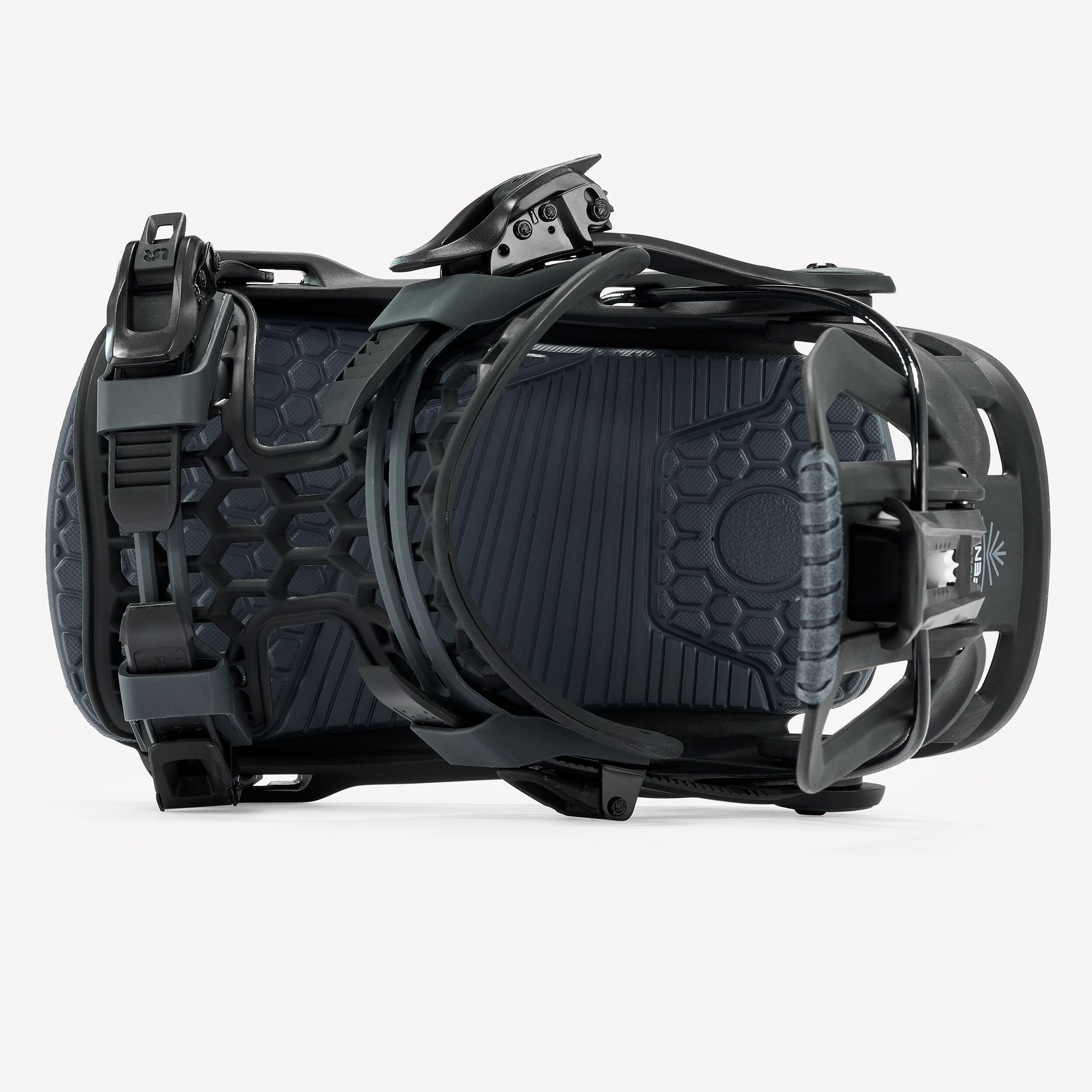 Fixations de snowboard rapide unisexe all mountain, Nidecker Flow Fenix noir 12/13