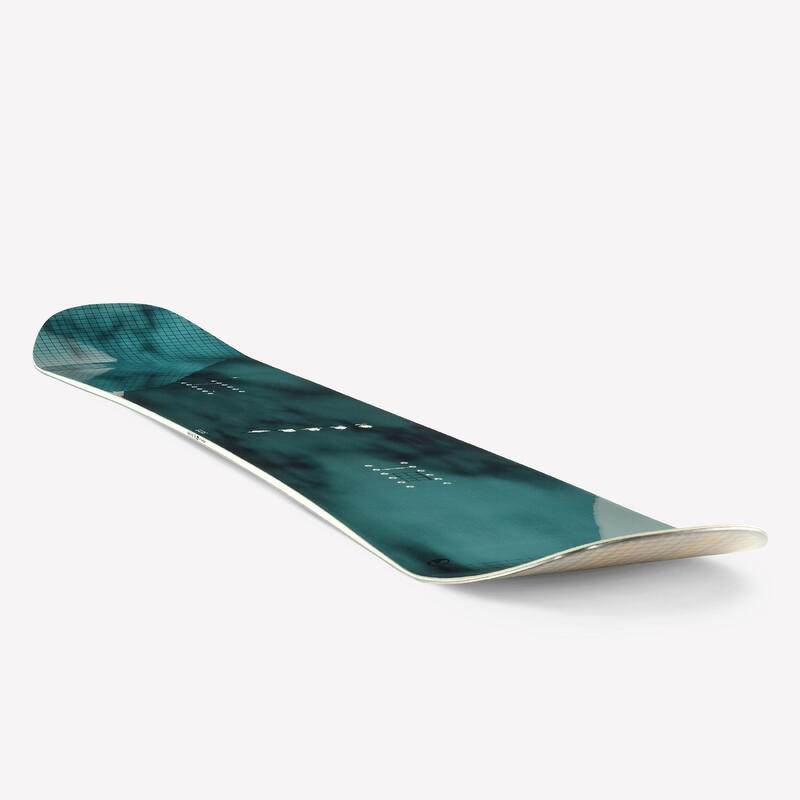 Yetişkin Pist ve Freeride Snowboard - Yeşil - Park & Ride 500 