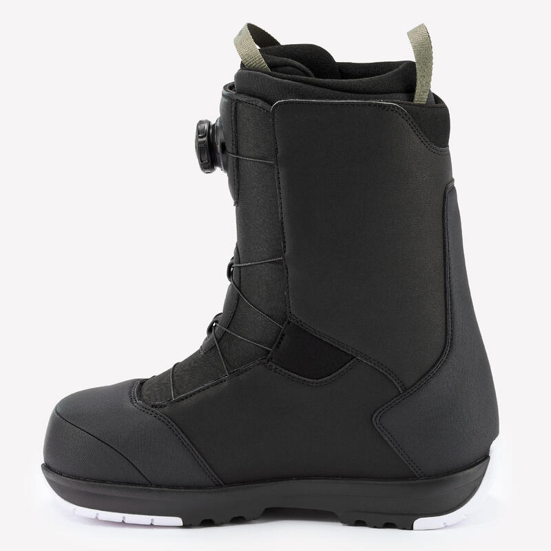 Erkek All Mountain Snowboard Ayakkabısı - Siyah - SNB 500 Single Dial