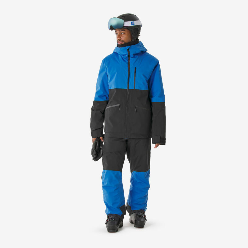 Pánská lyžařská a snowboardová bunda hřejivá prodyšná 500 AM