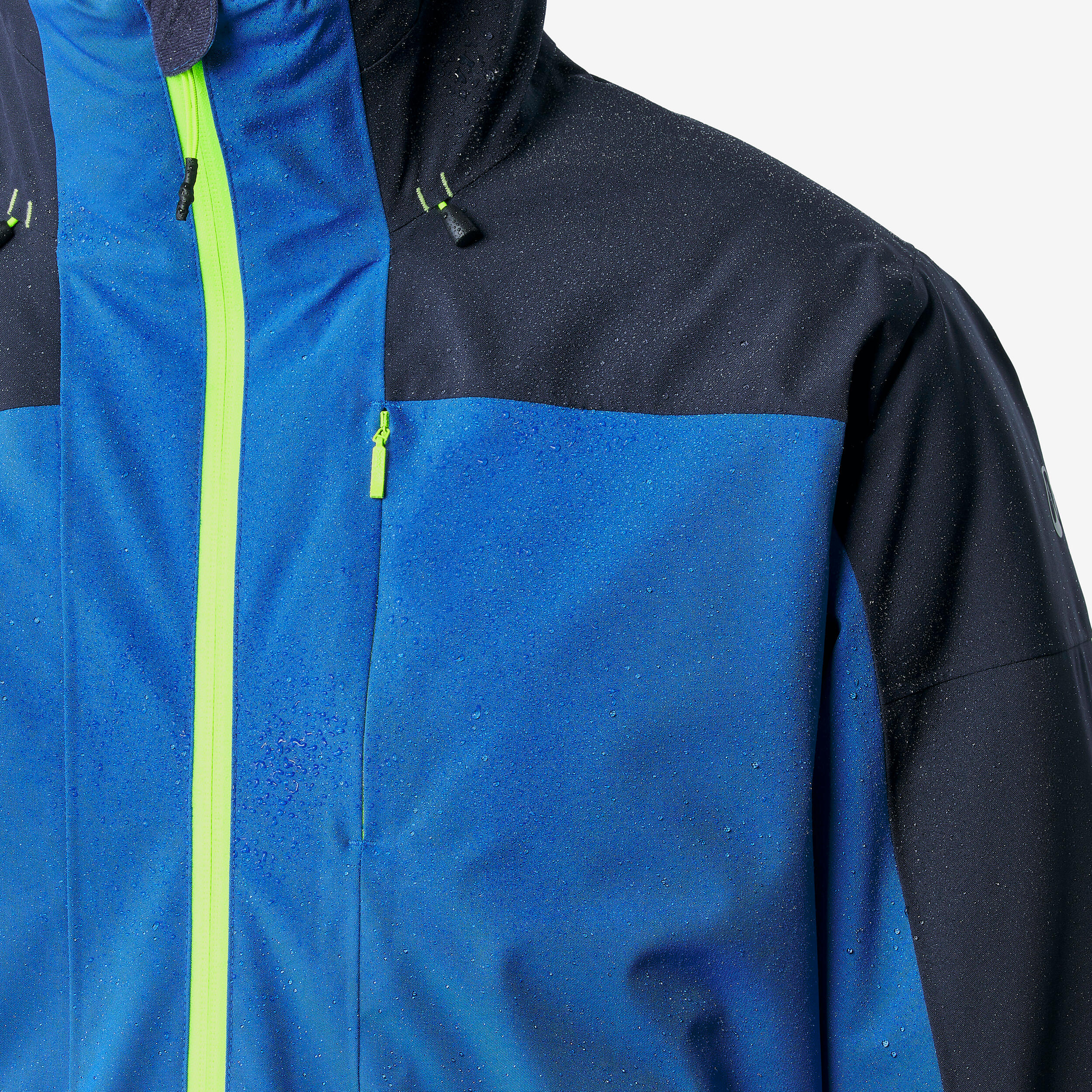 Veste de ski et snowboard chaude et imperméable homme, JKT 500 bleu et noir 5/11