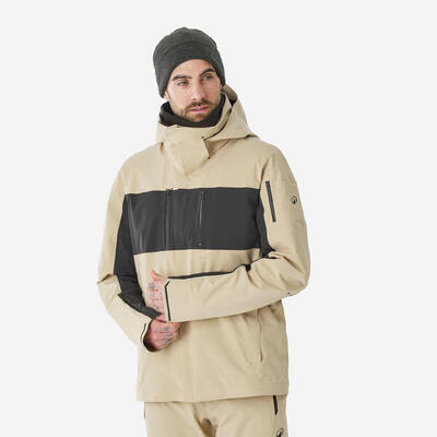 Giacca sci uomo 900 beige e nera