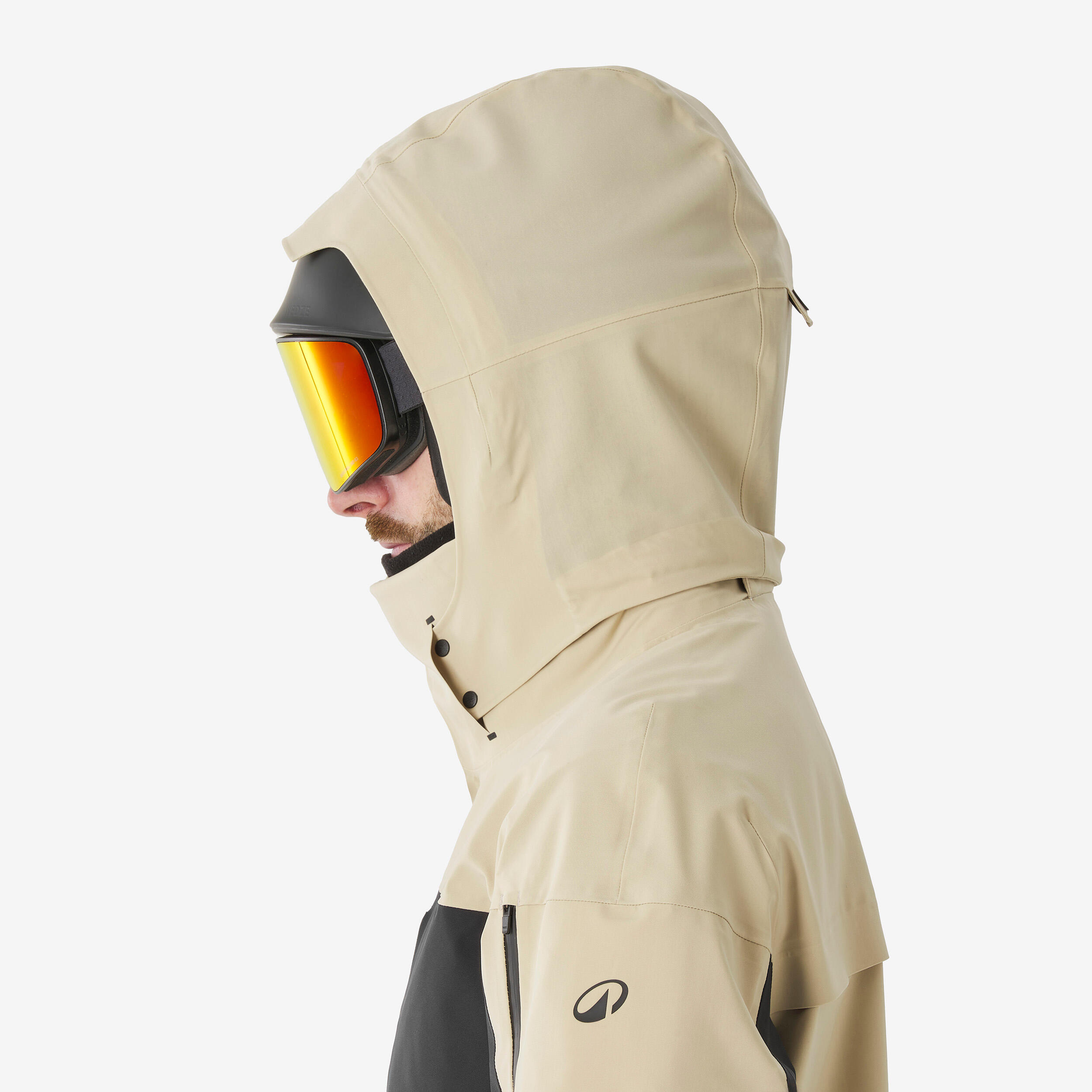 Veste de ski et snowboard très respirante et imperméable homme, JKT 900 beige 7/20
