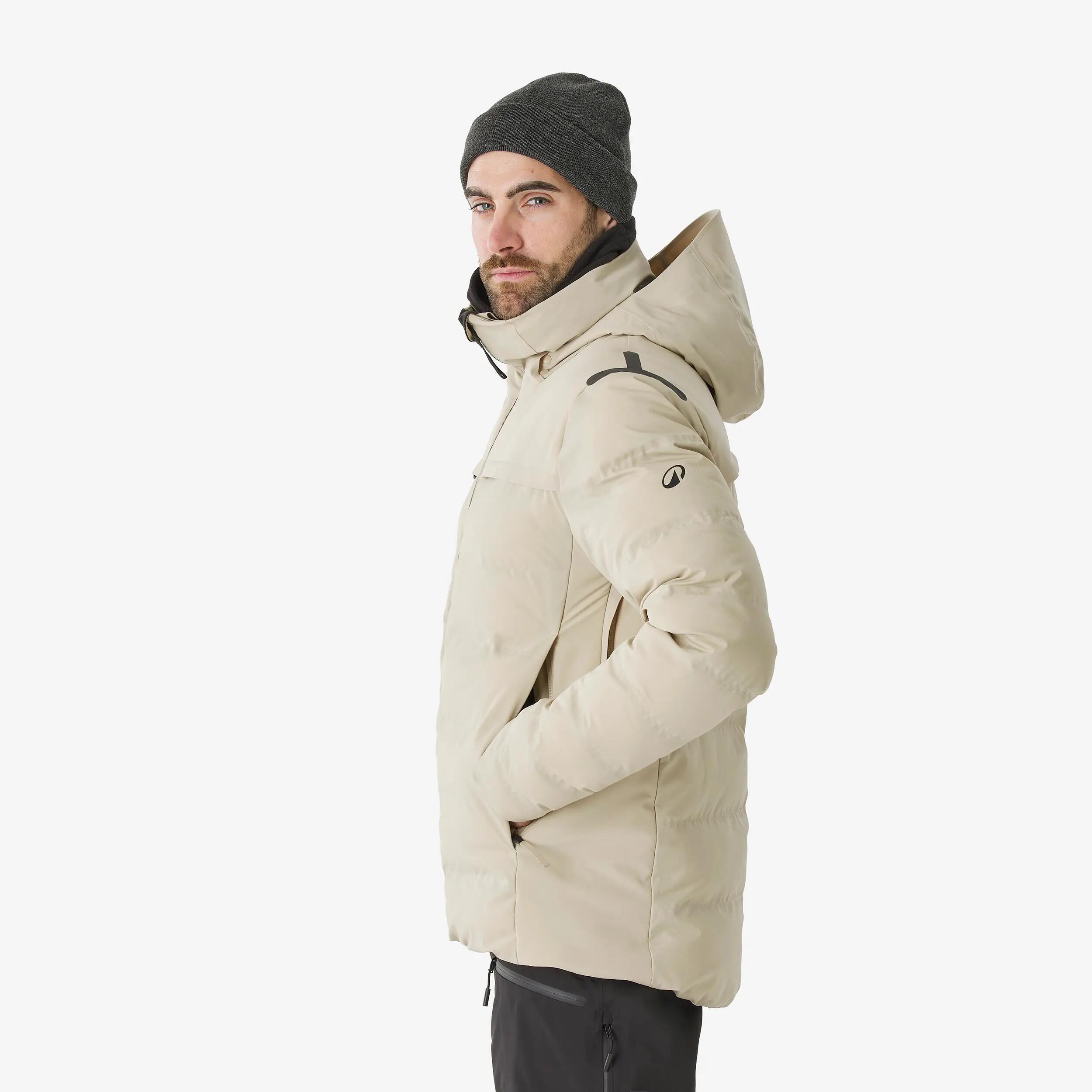 Piumino sci uomo 500 WARM beige 3/18
